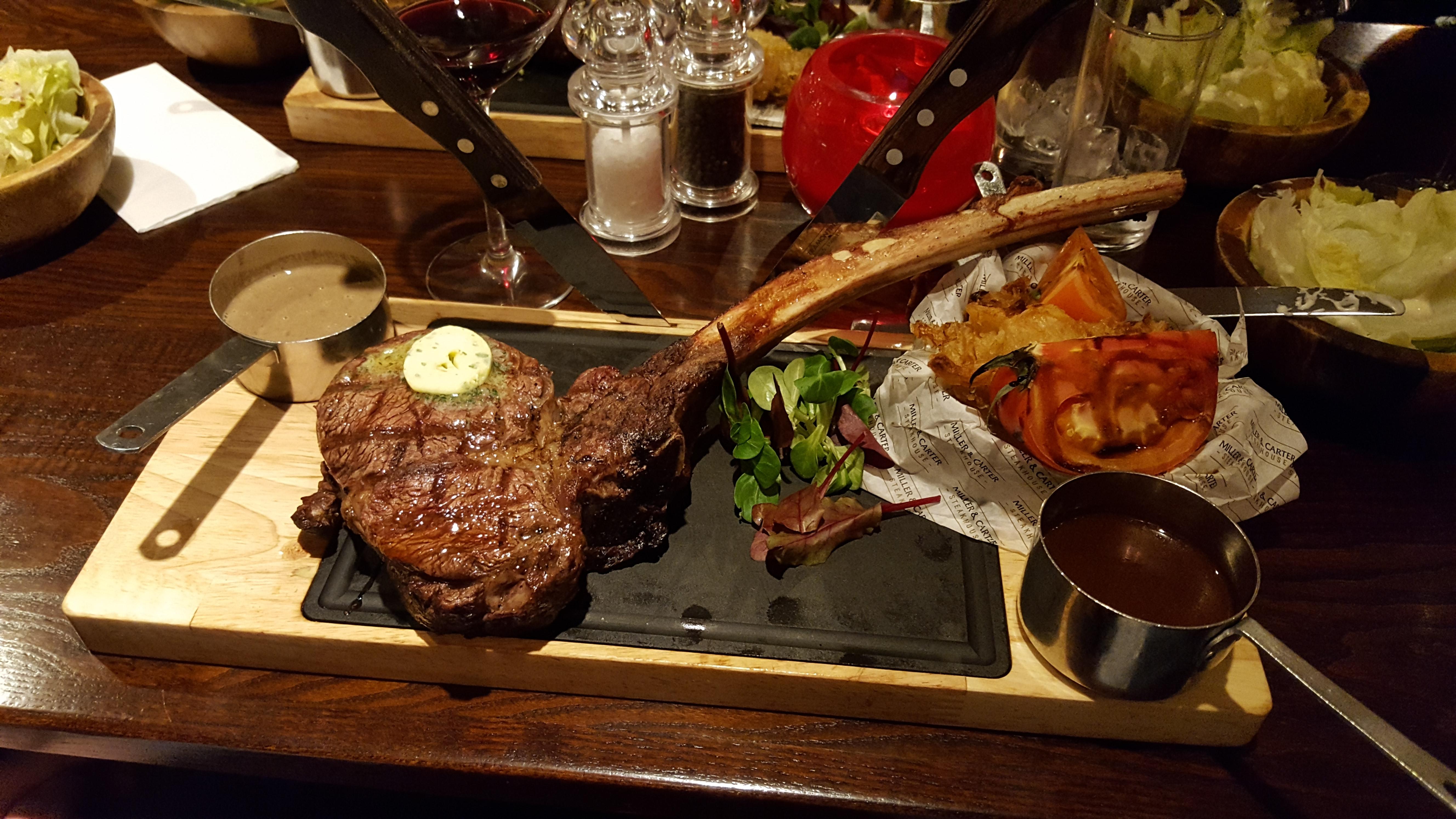 [I ate] Tomahawk steak. r/food