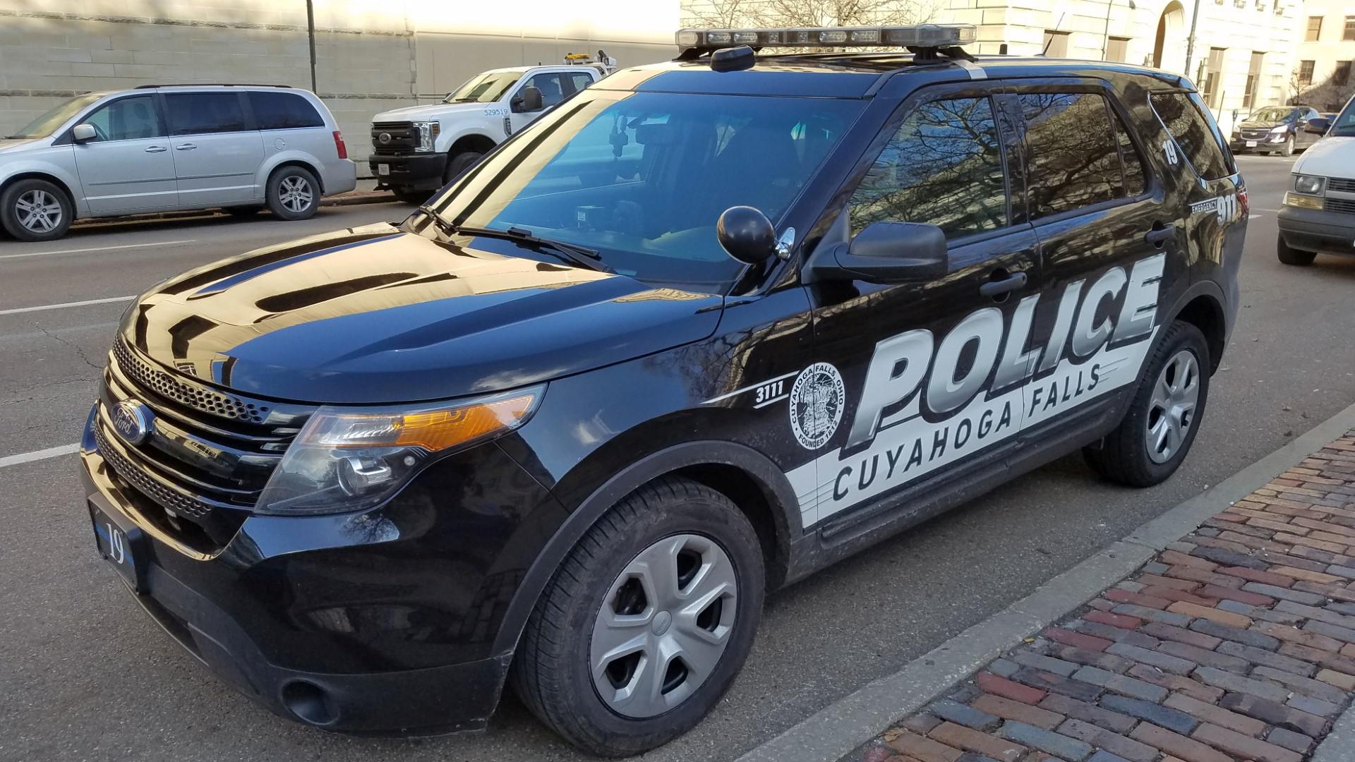 Cuyahoga Falls Ohio Police Ford Police Interceptor Utility r