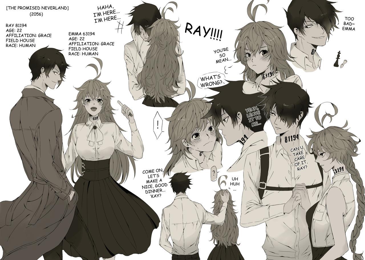 [Spoilerless] Grown up Ray and Emma fanart by twitter user ImDesaru
