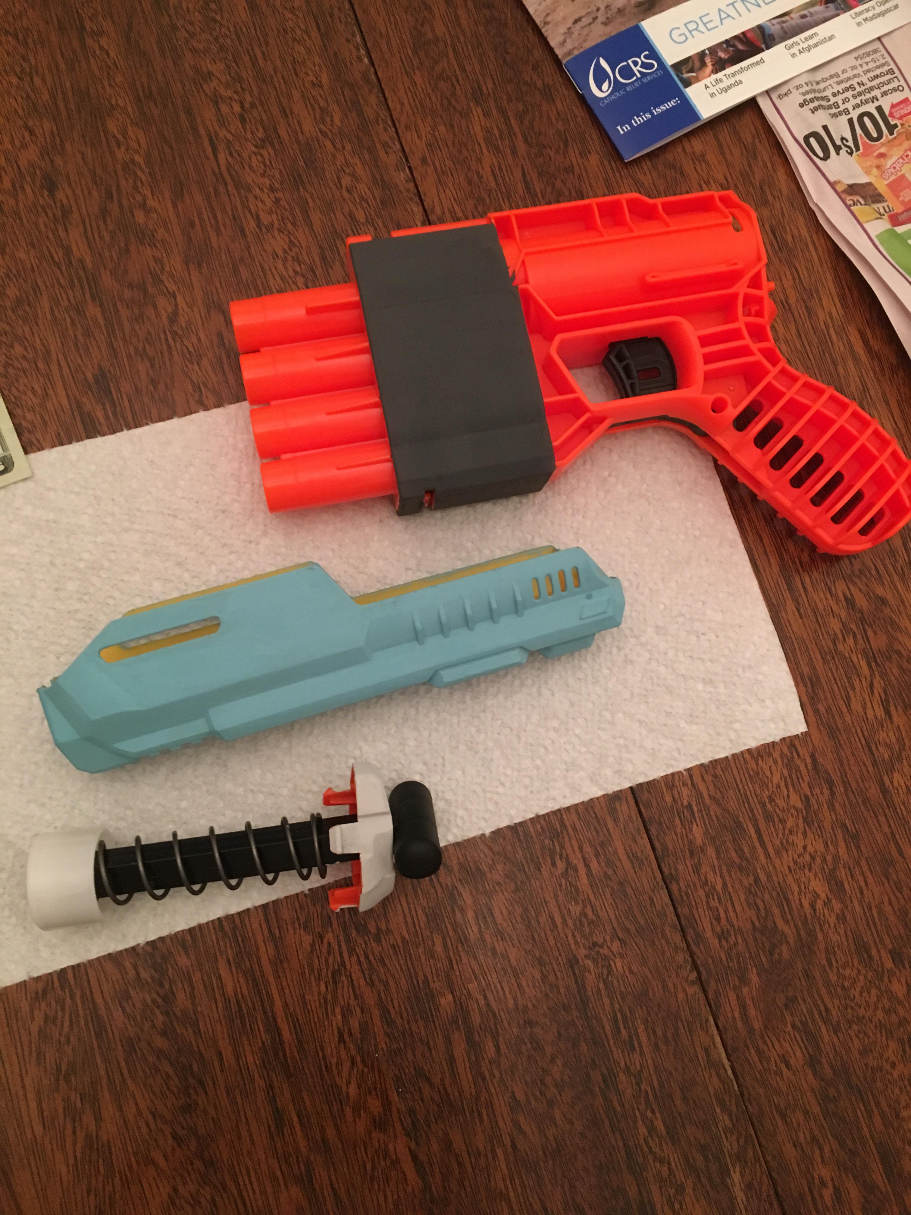 Alpha Strike blasters are good for learning how to paint your nerf guns