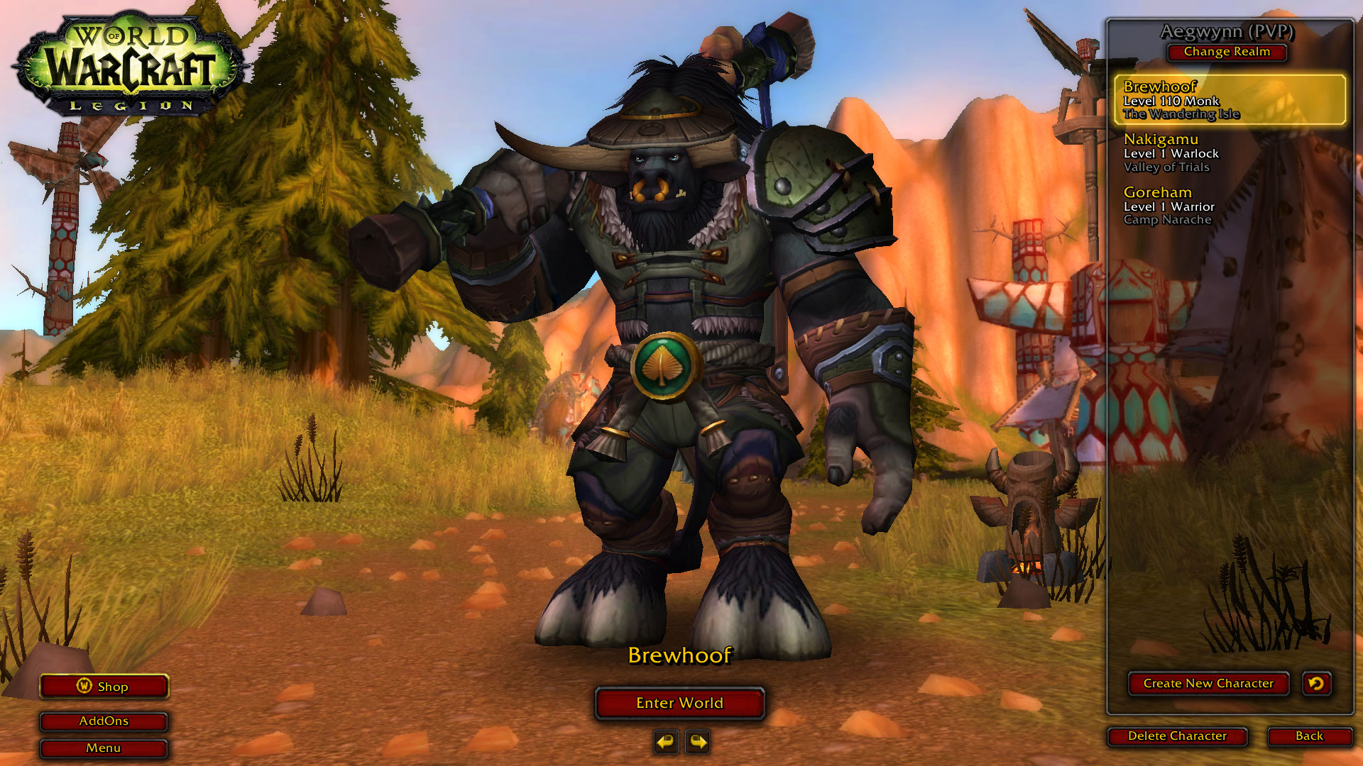 Tauren Brewmaster Mog Transmogrification