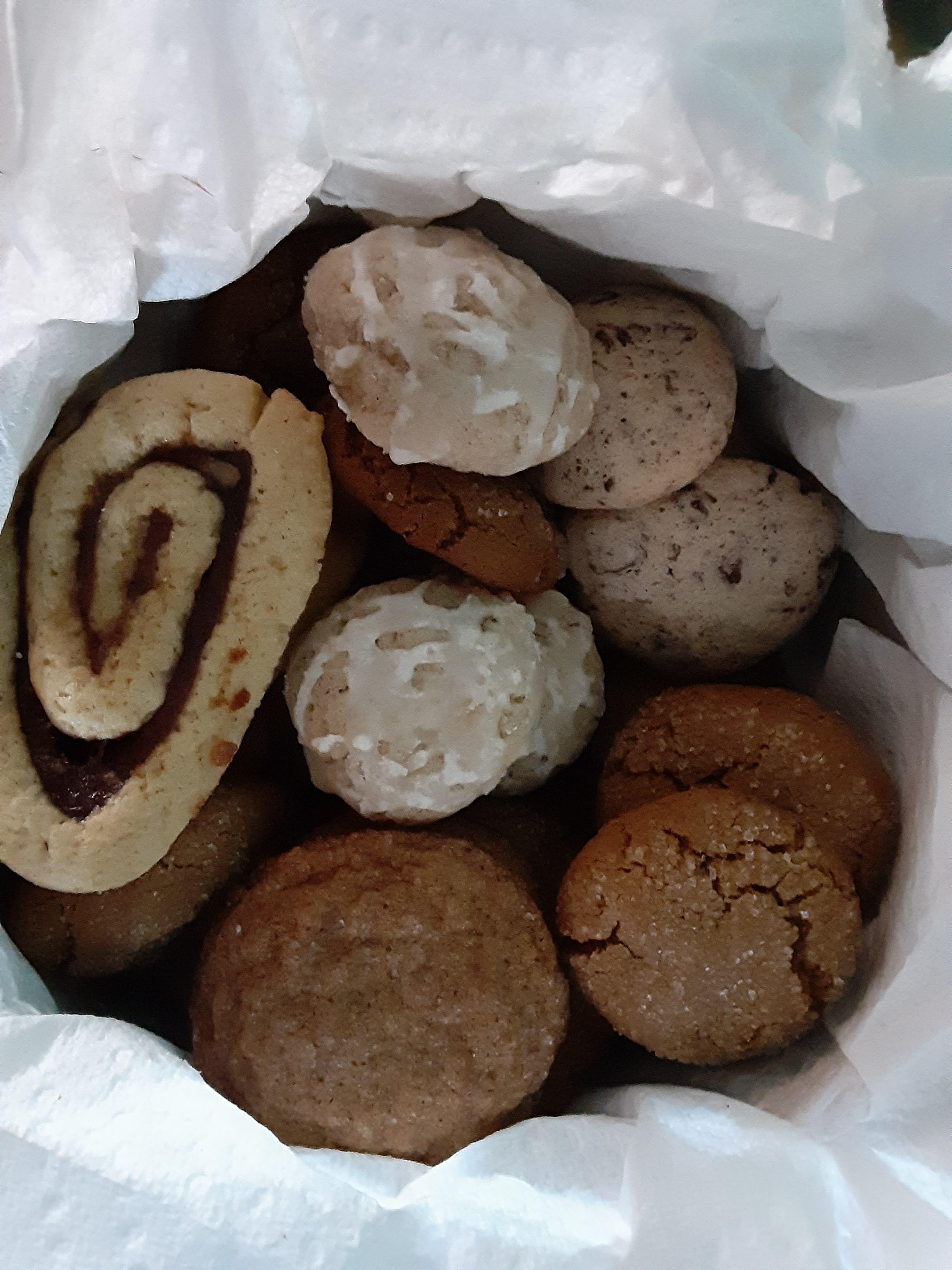 First Cookie Tin attempt. Recipes from my great grandmother's church