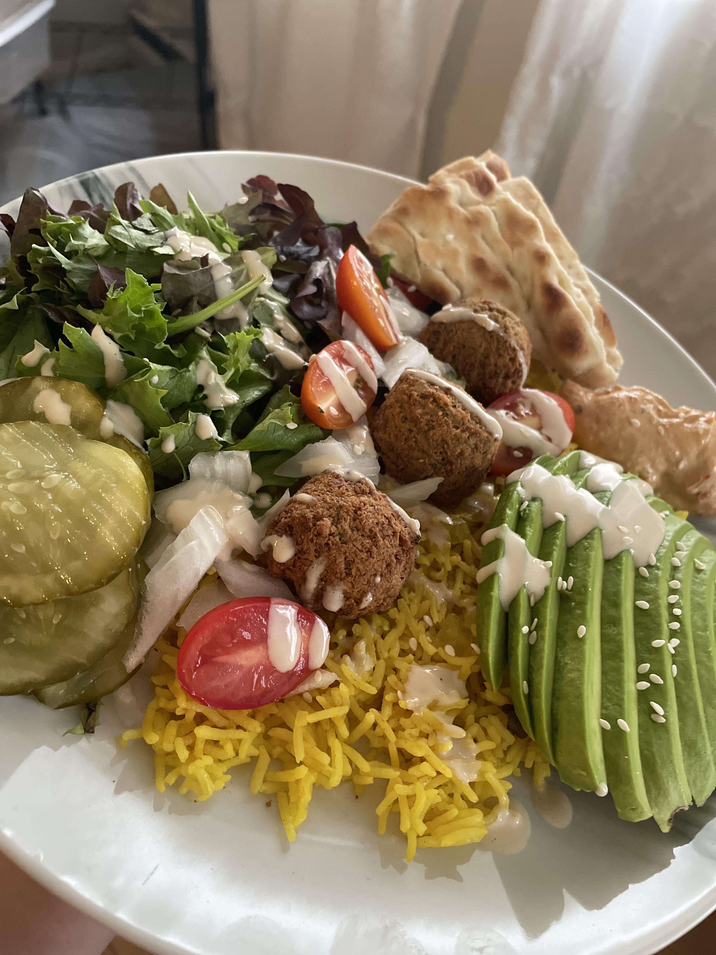 Garbanzo Mediterranean Grill Falafel