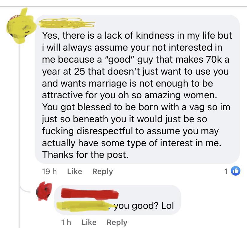 Good Guy thinks his salary should be enough to attract women r/niceguys