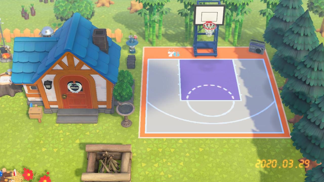 Basketball Court AnimalCrossing