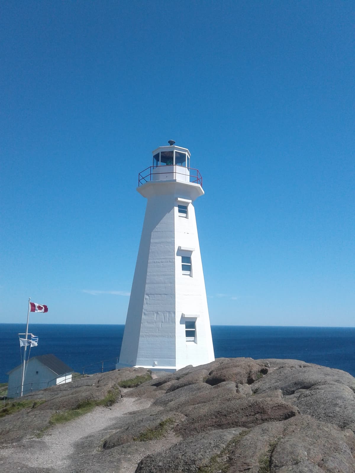 The lighthouse at Cape Spear in Newfoundland r/pics