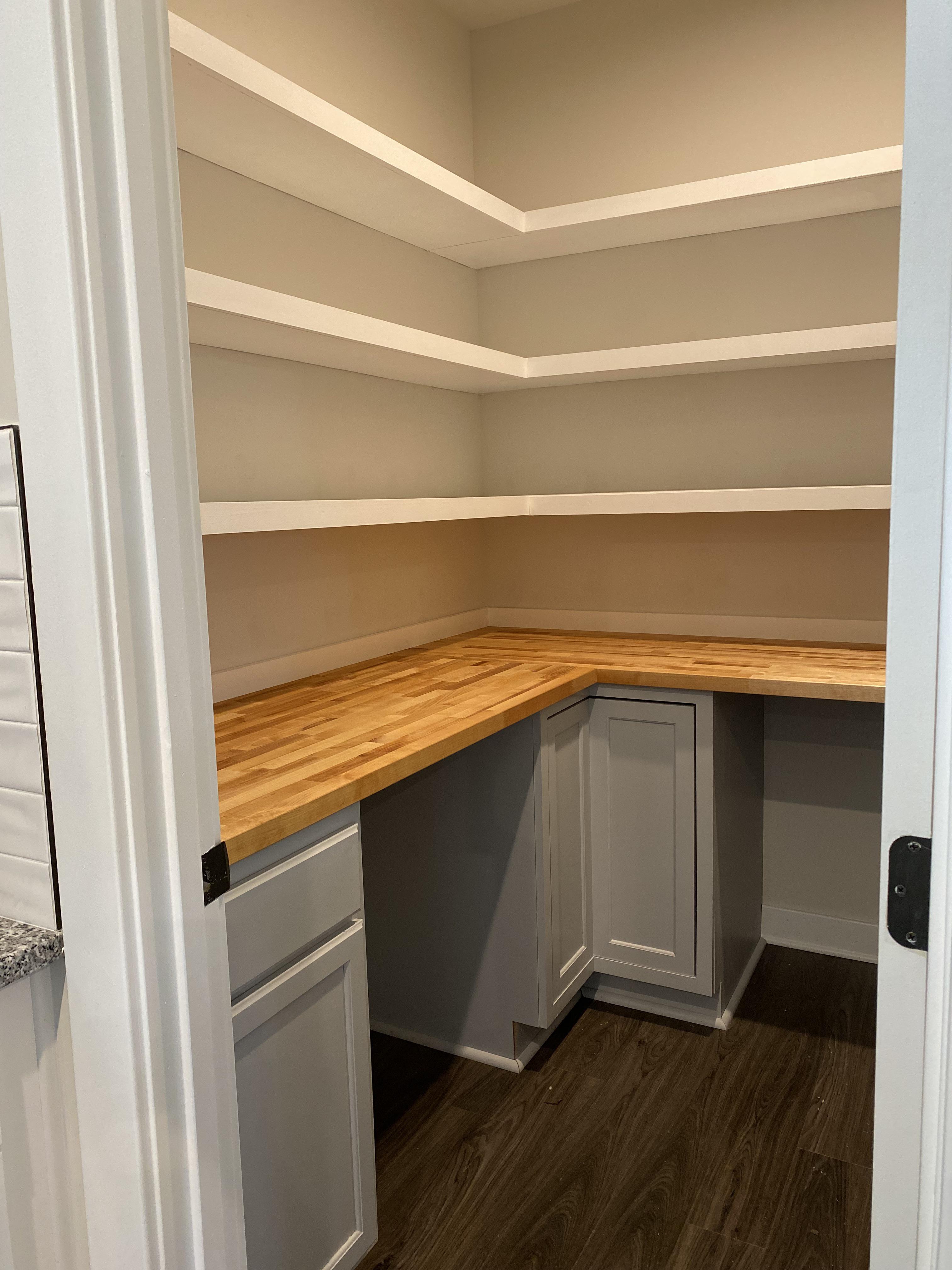 My first major project. My wife wanted a custom pantry. r