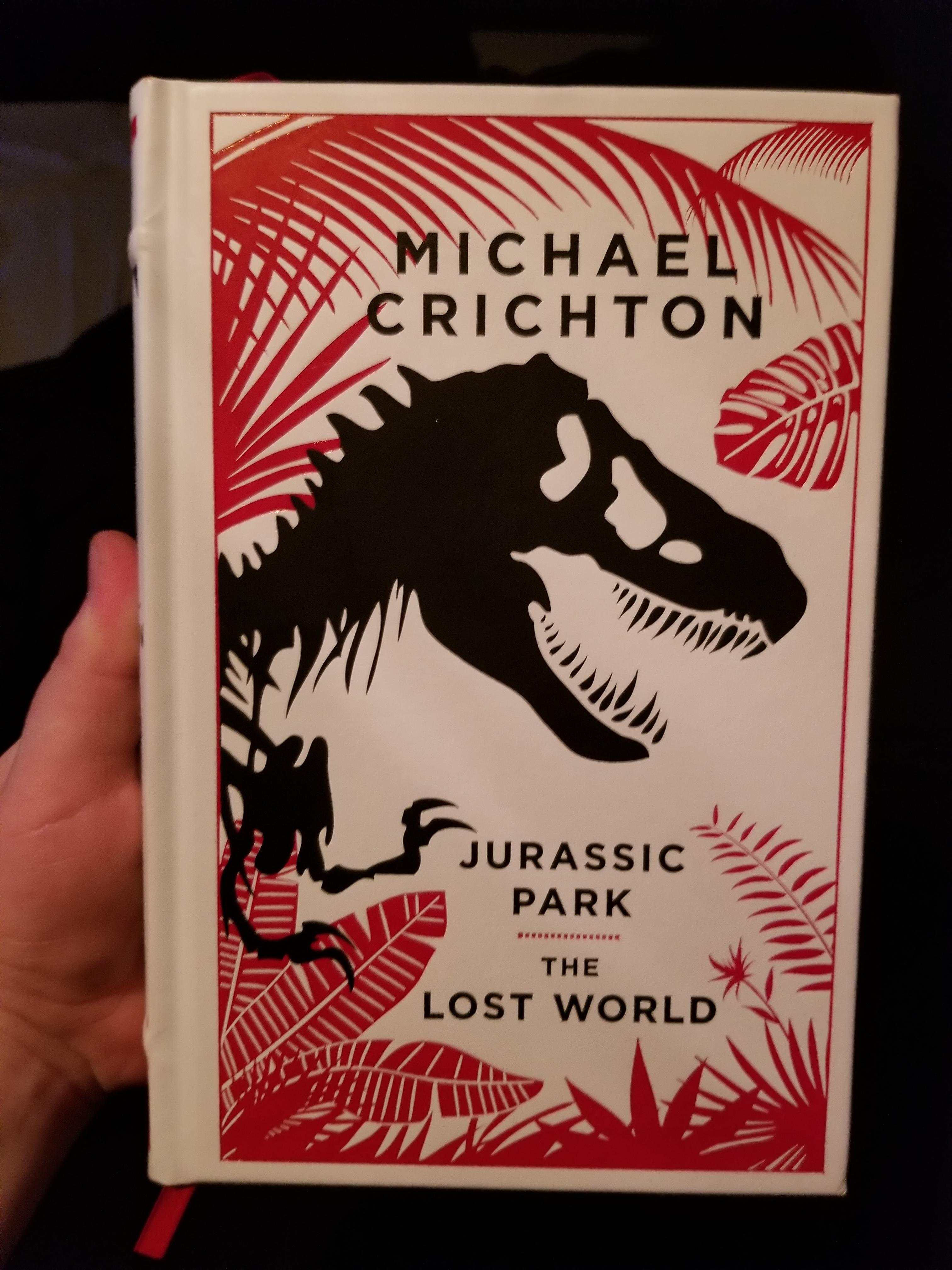 Finally got my hands on Jurassic Park and The Lost World novels by