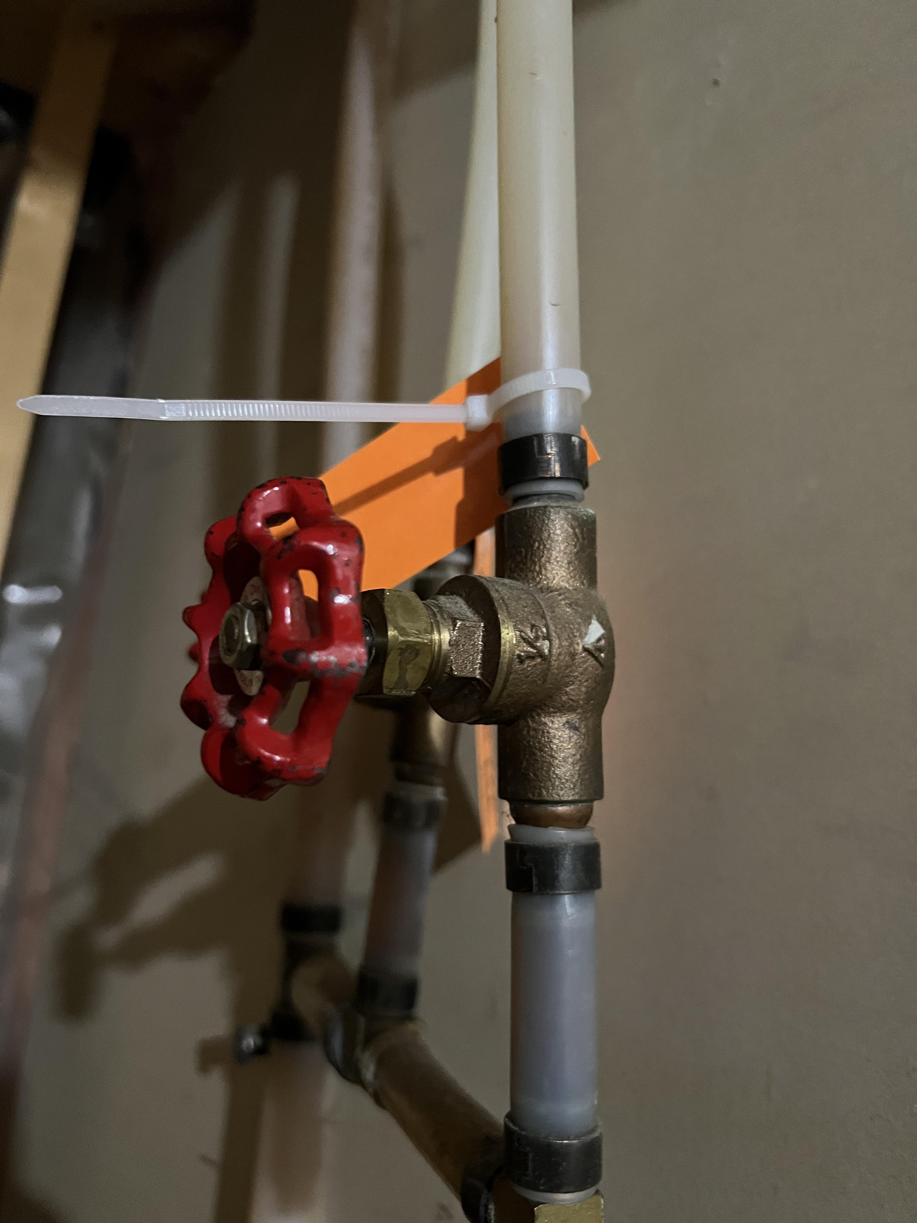 Outdoor water won’t shut off. Tried all the tricks of using a cloth