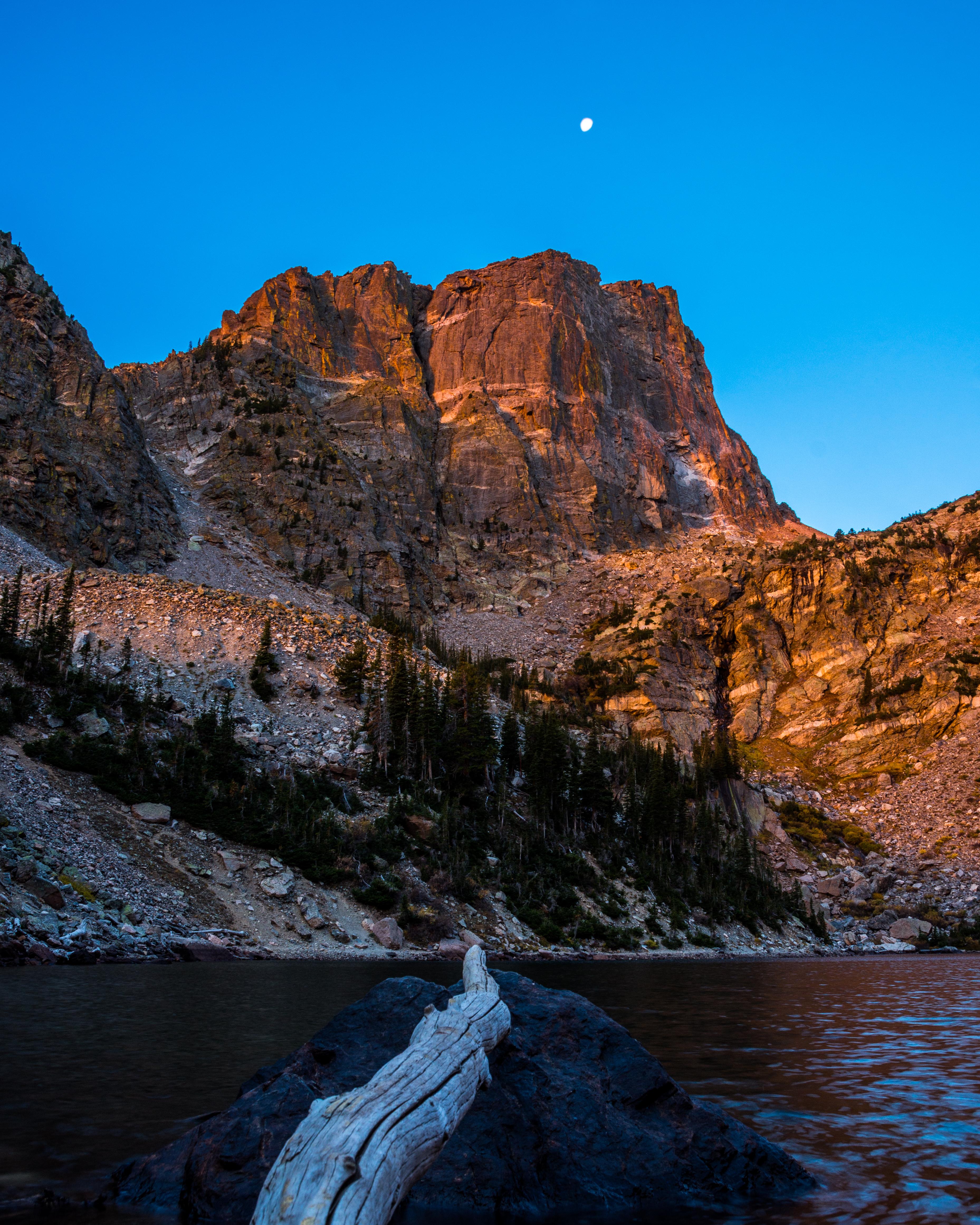 A photo I took during sunrise at Emerald Lake in Rocky Mountain
