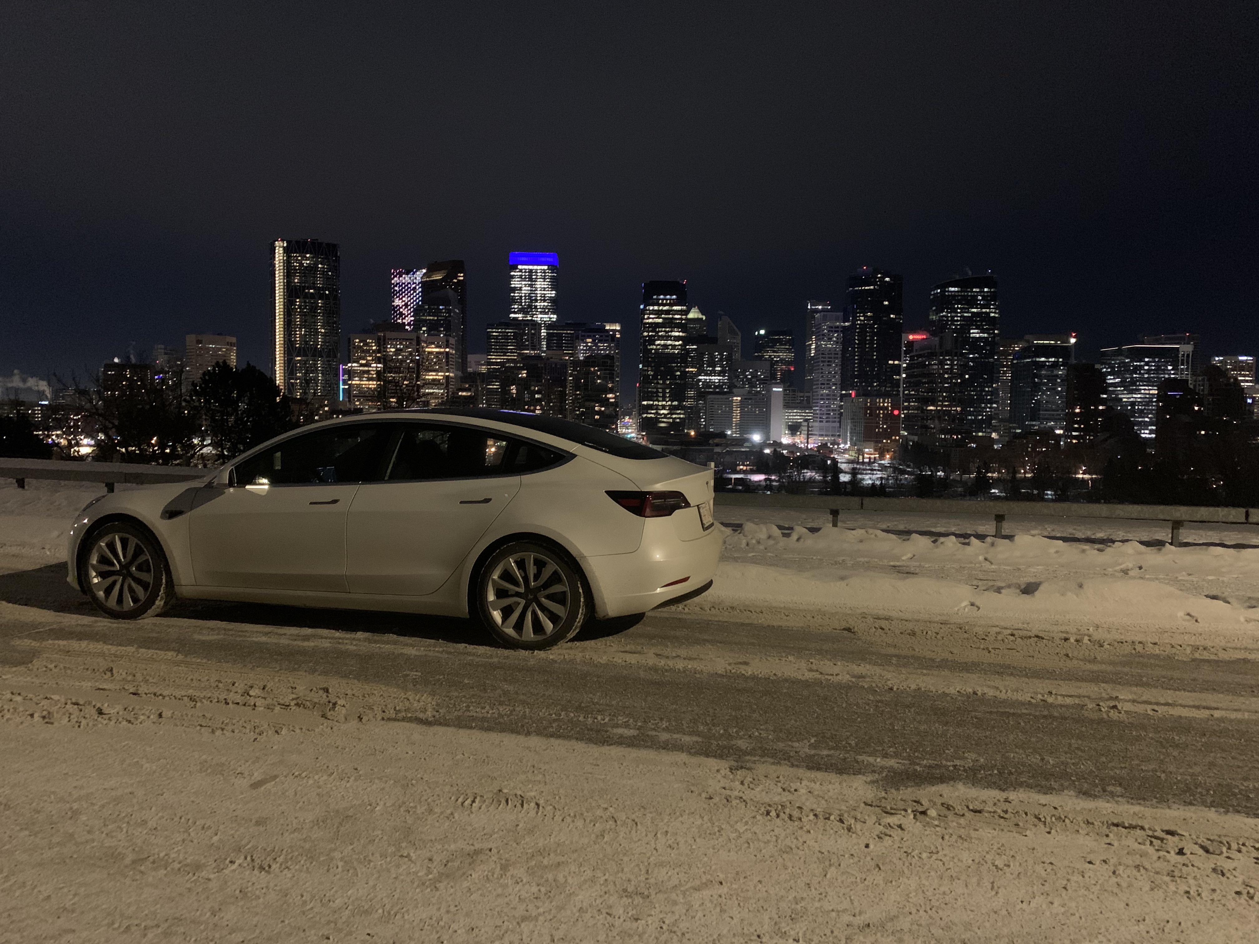 Tesla model 3 Calgary downtown r/TeslaModel3