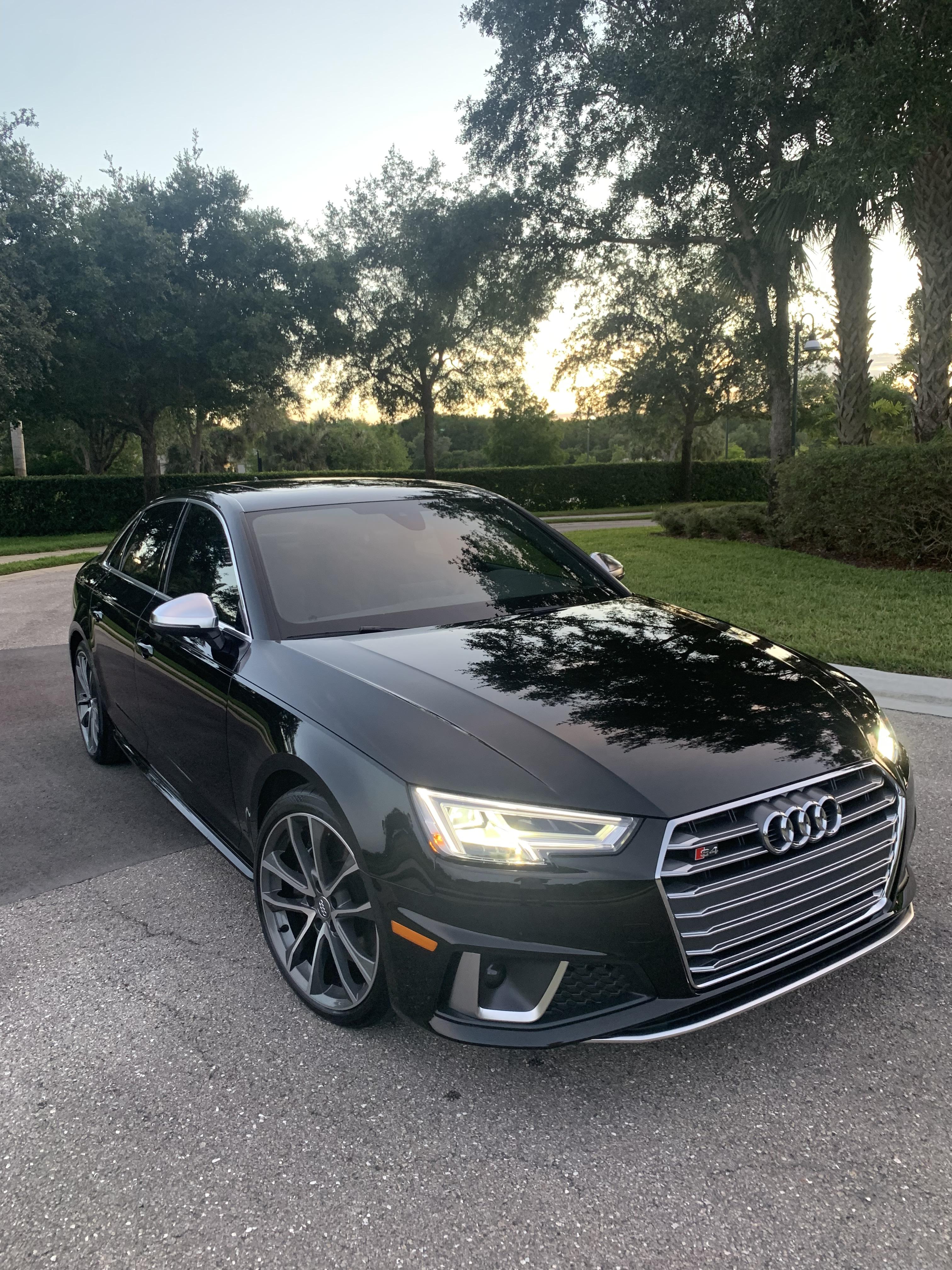Freshly delivered 2019 S4 Premium Mythos Black Metallic Audi