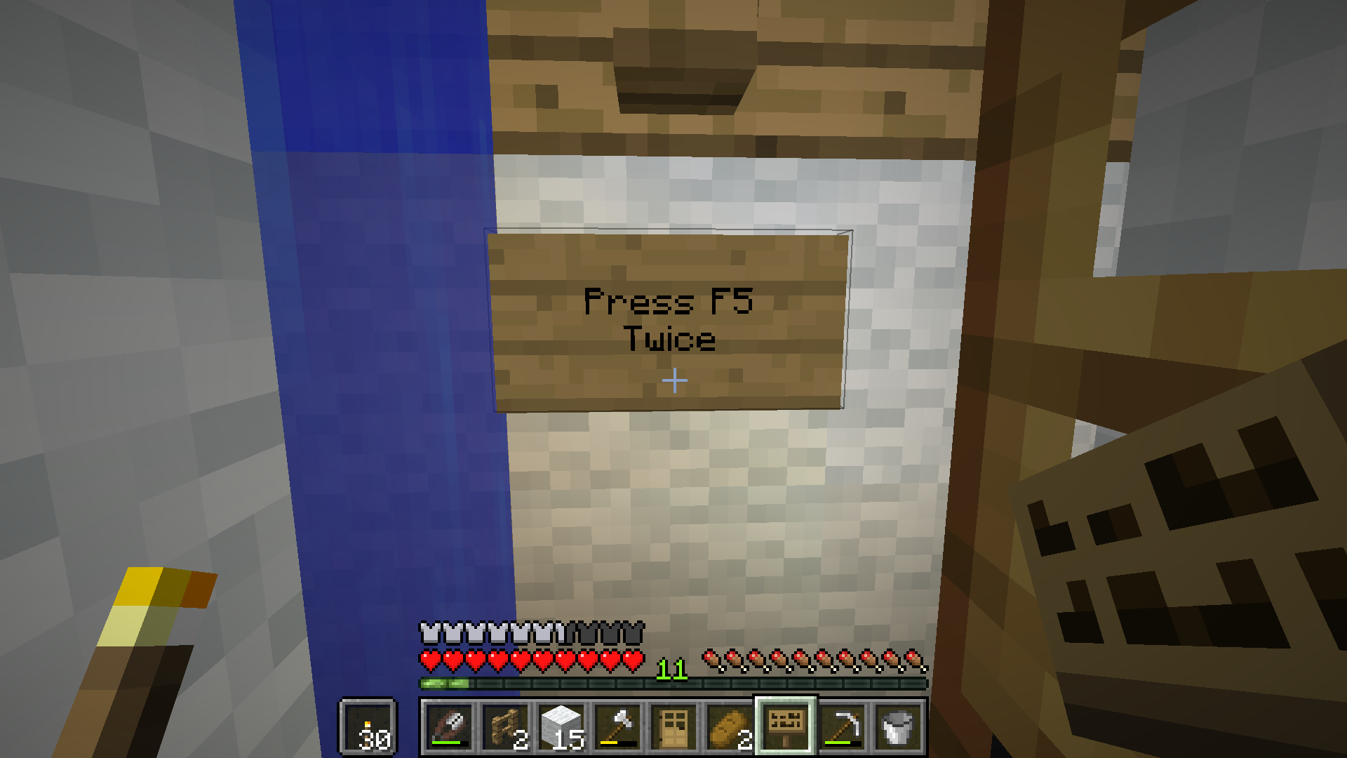 The mirror in my bathroom... r/Minecraft