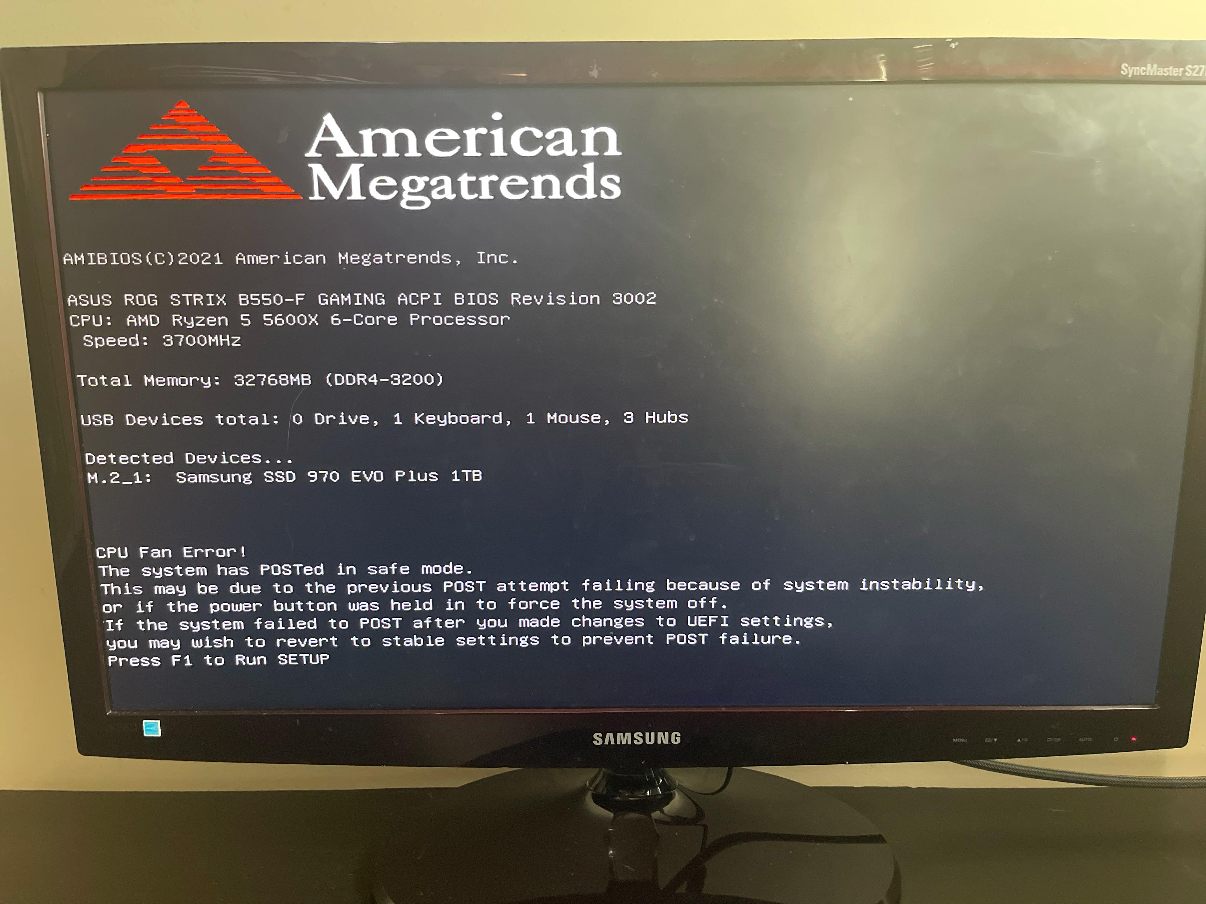 Pc problem the system has posted in safe mode : r/pcmasterrace