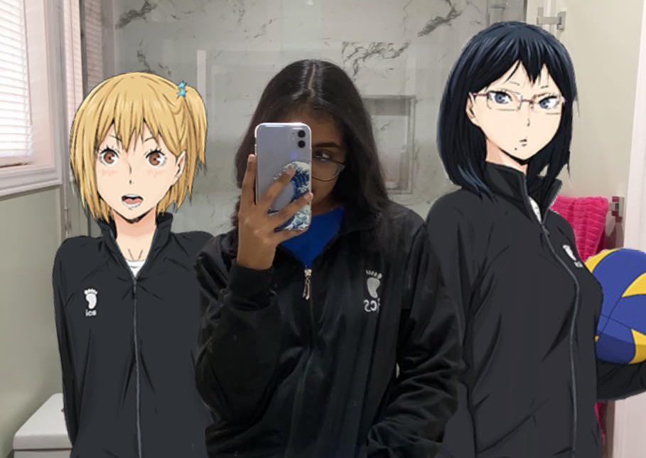 Finally part of the pretty managers squad! r/haikyuu