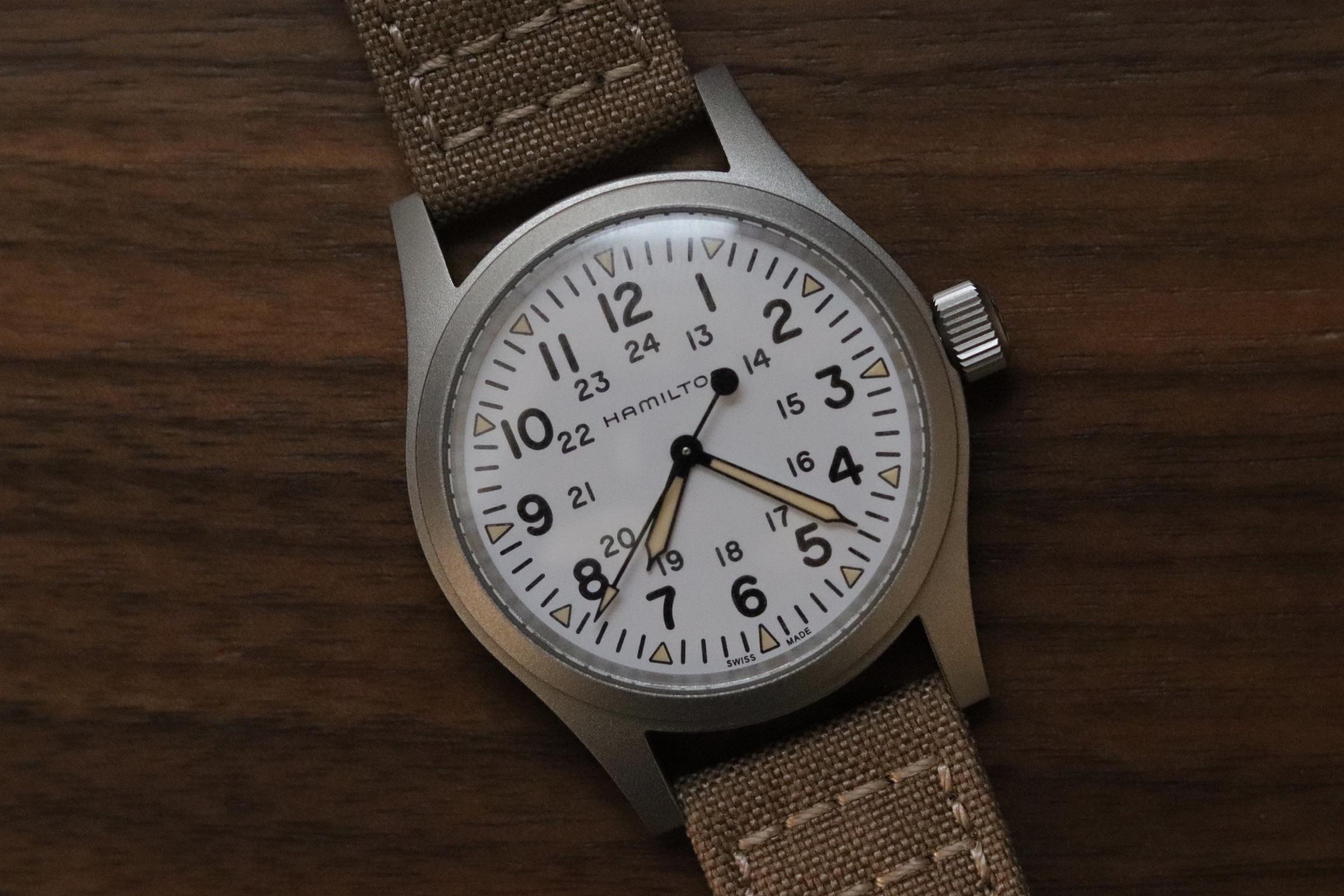 [WTS] LNIB Hamilton White Dial Field Watch Manual Wind H69439512 AD