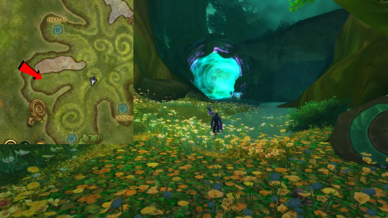 There is an empty portal in the Emerald Dreamway for druids. Hopefully