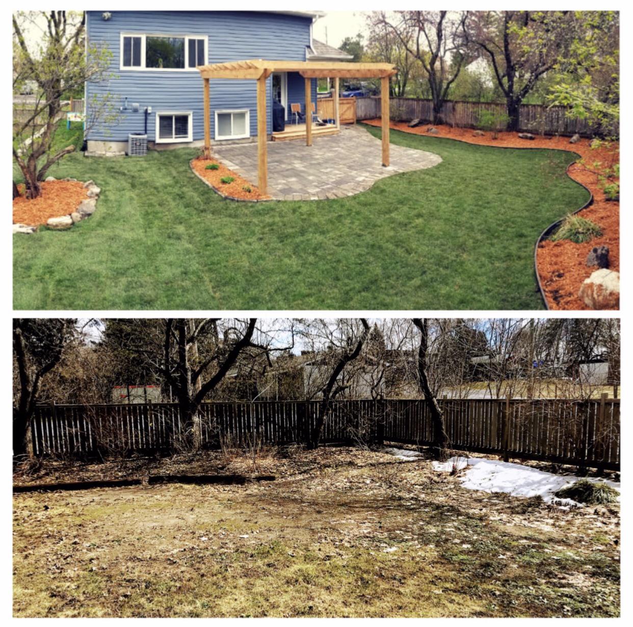 Backyard Transformation (Ottawa, Canada) r/landscaping