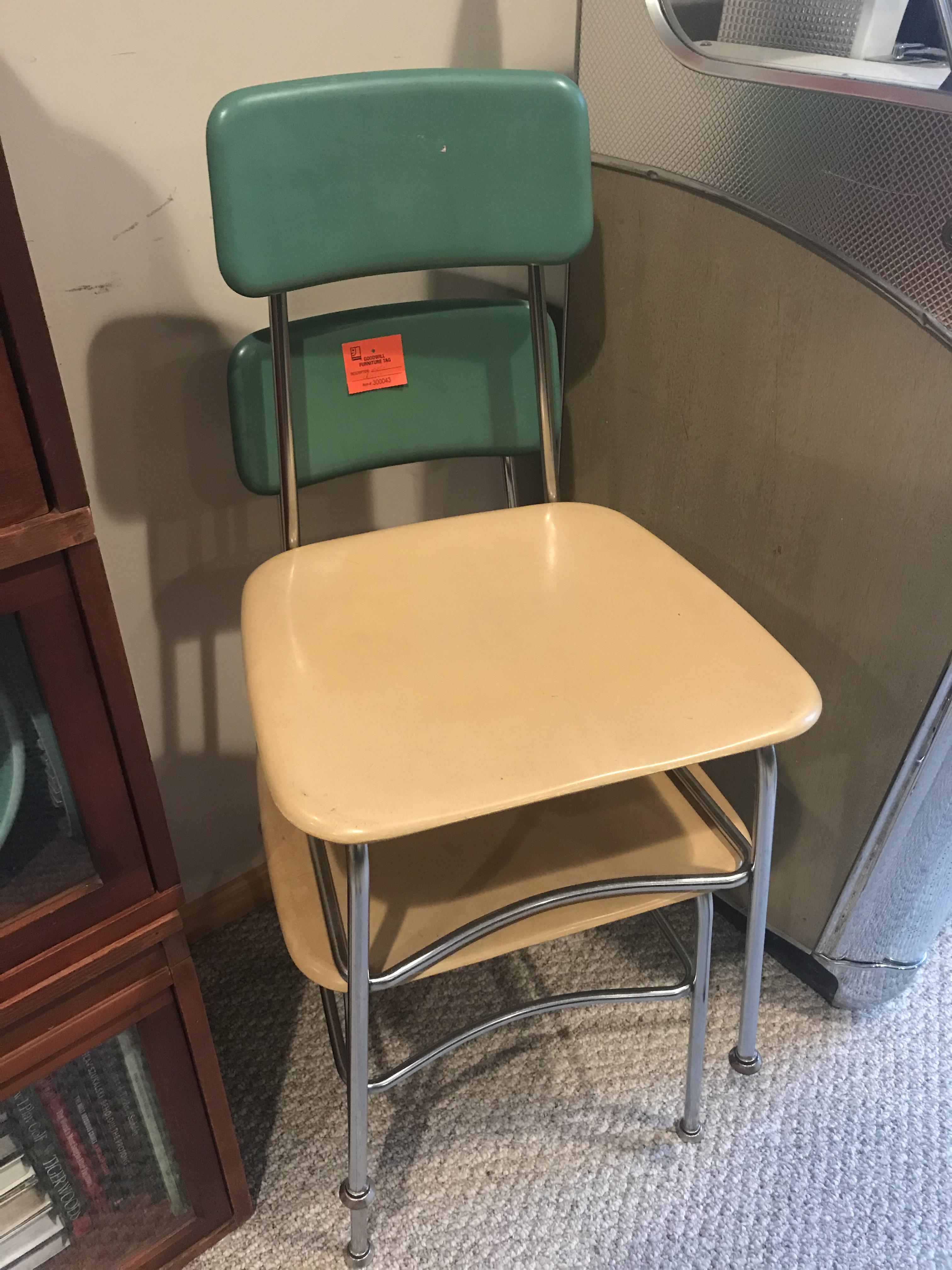 Got 2 HeywoodWakefield school chairs for 3 each at goodwill r/Mid