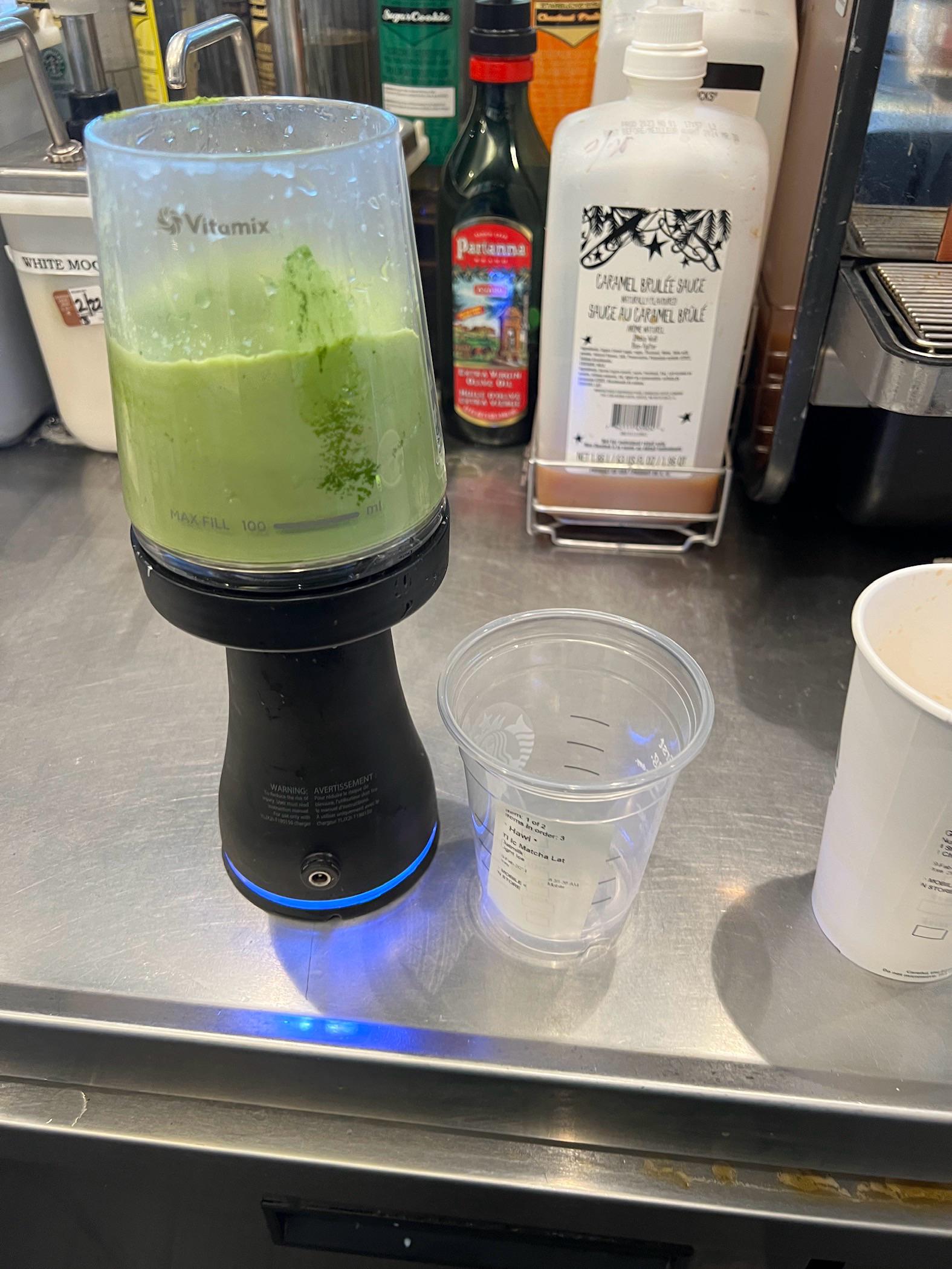 does anyone else use the vitamix for iced matchas? r/starbucks