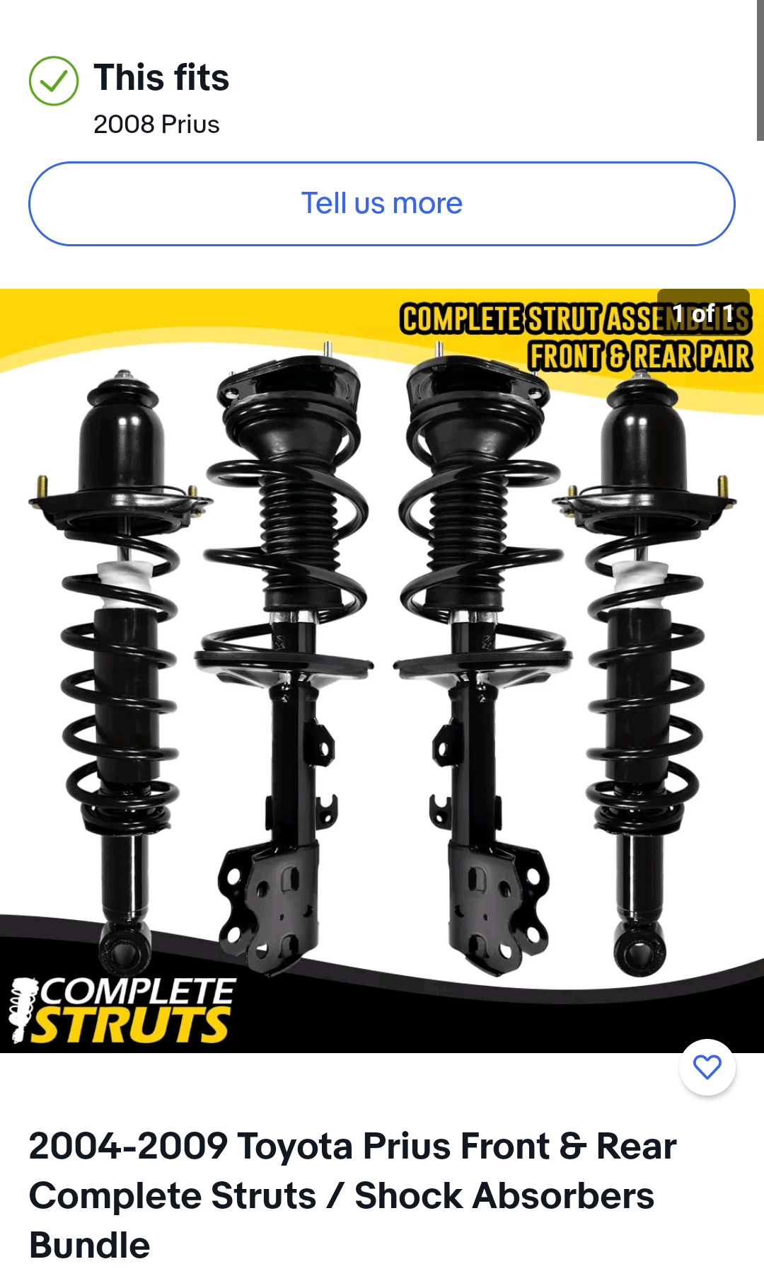 Suggestions for front and rear struts? Heard decent things about off