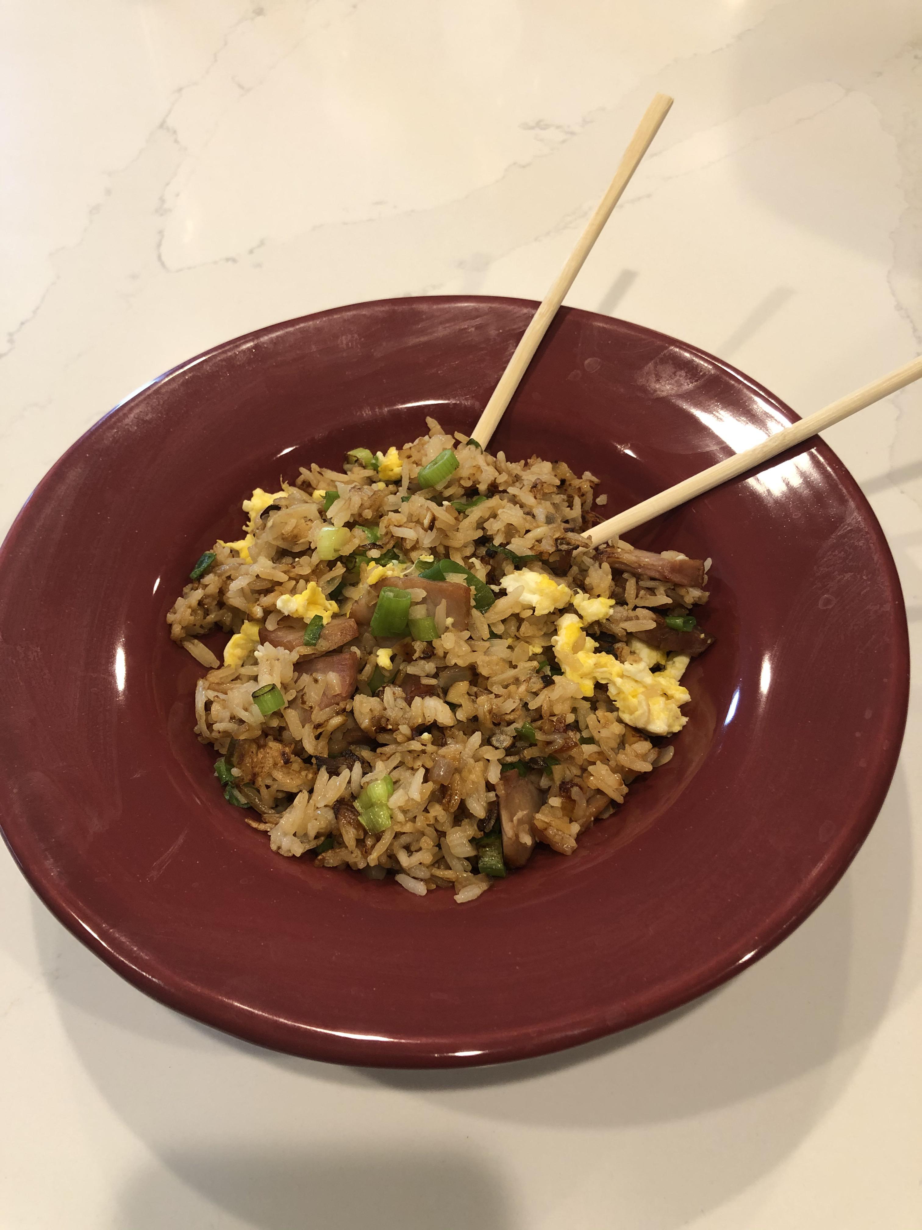 Homemade pork fried rice r/FoodPorn