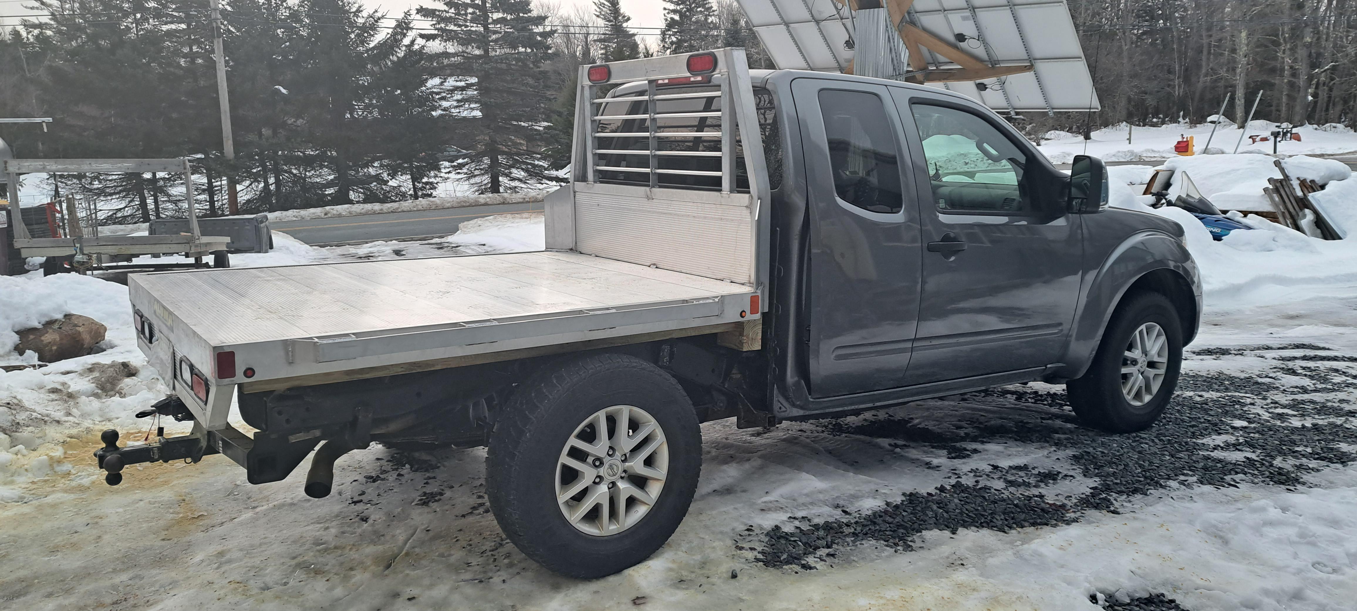 fitted a flat bed today r/nissanfrontier