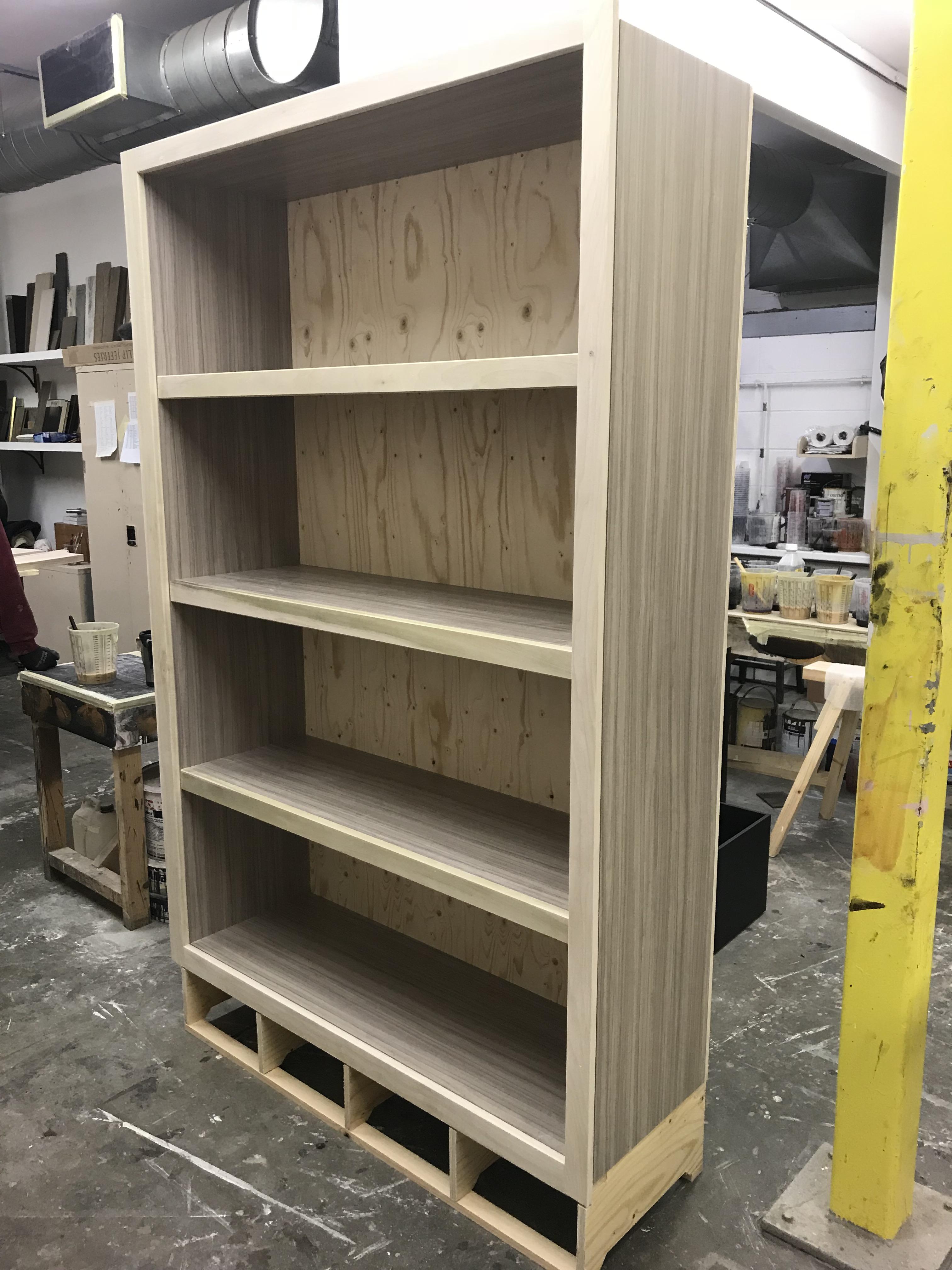 Shelving Unit. Almost finished, just tiling to be done on the back