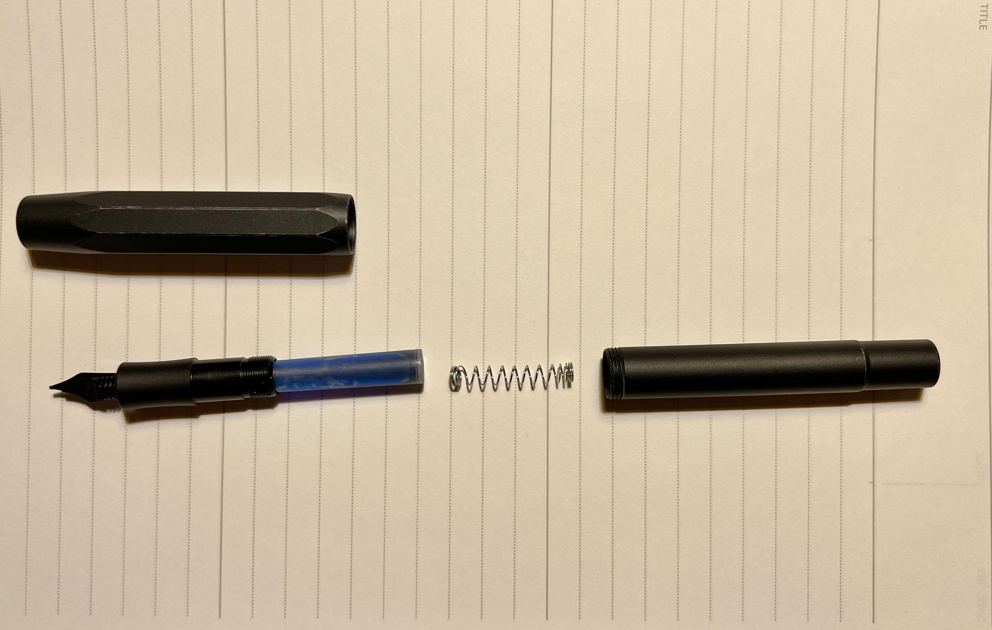 Kaweco Brass Sport, cartridge comes loose very easily r/fountainpens