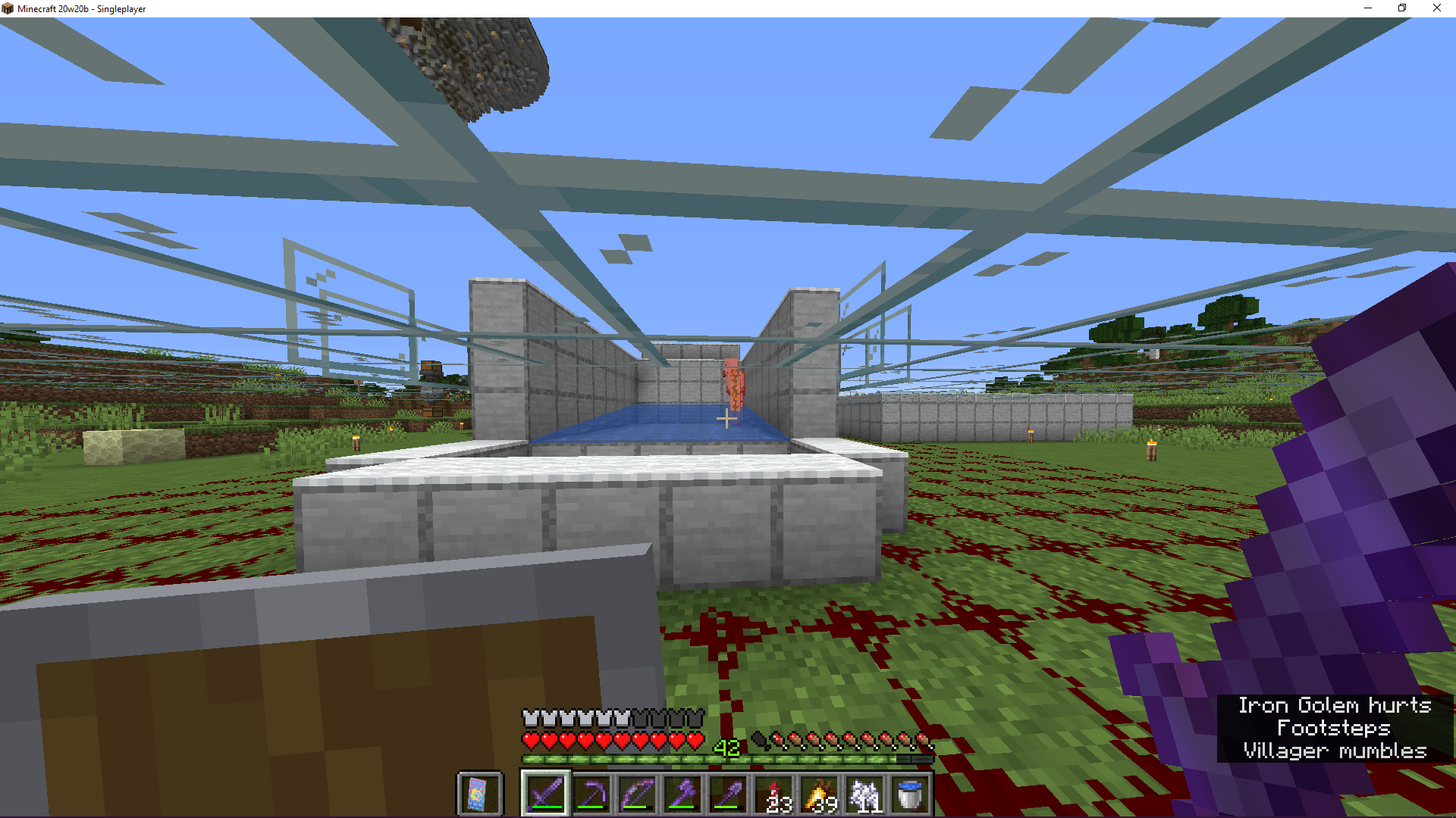 This is my iron farm. Is there anything I can do to stop the golems