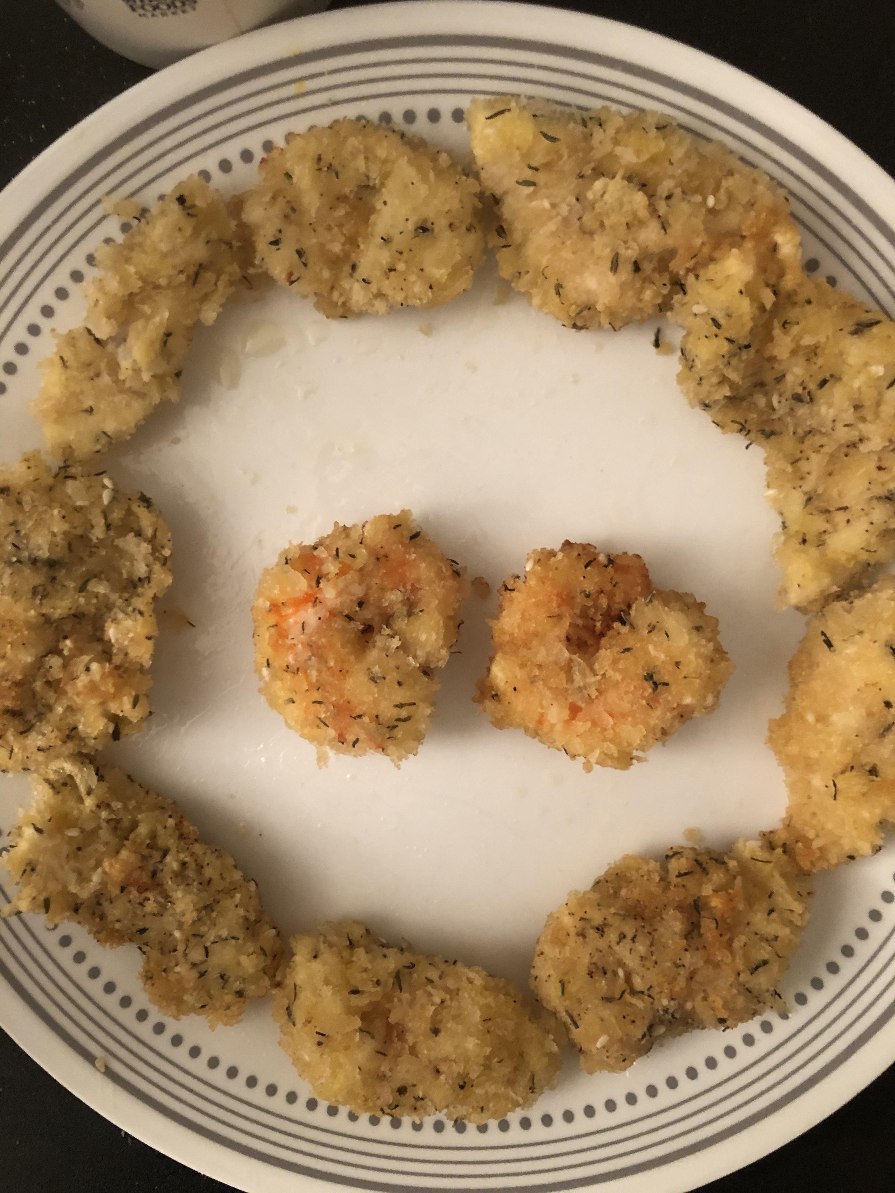 [Homemade] Duck Fat Fried Chicken Fingering with Fried Shrimp r/food