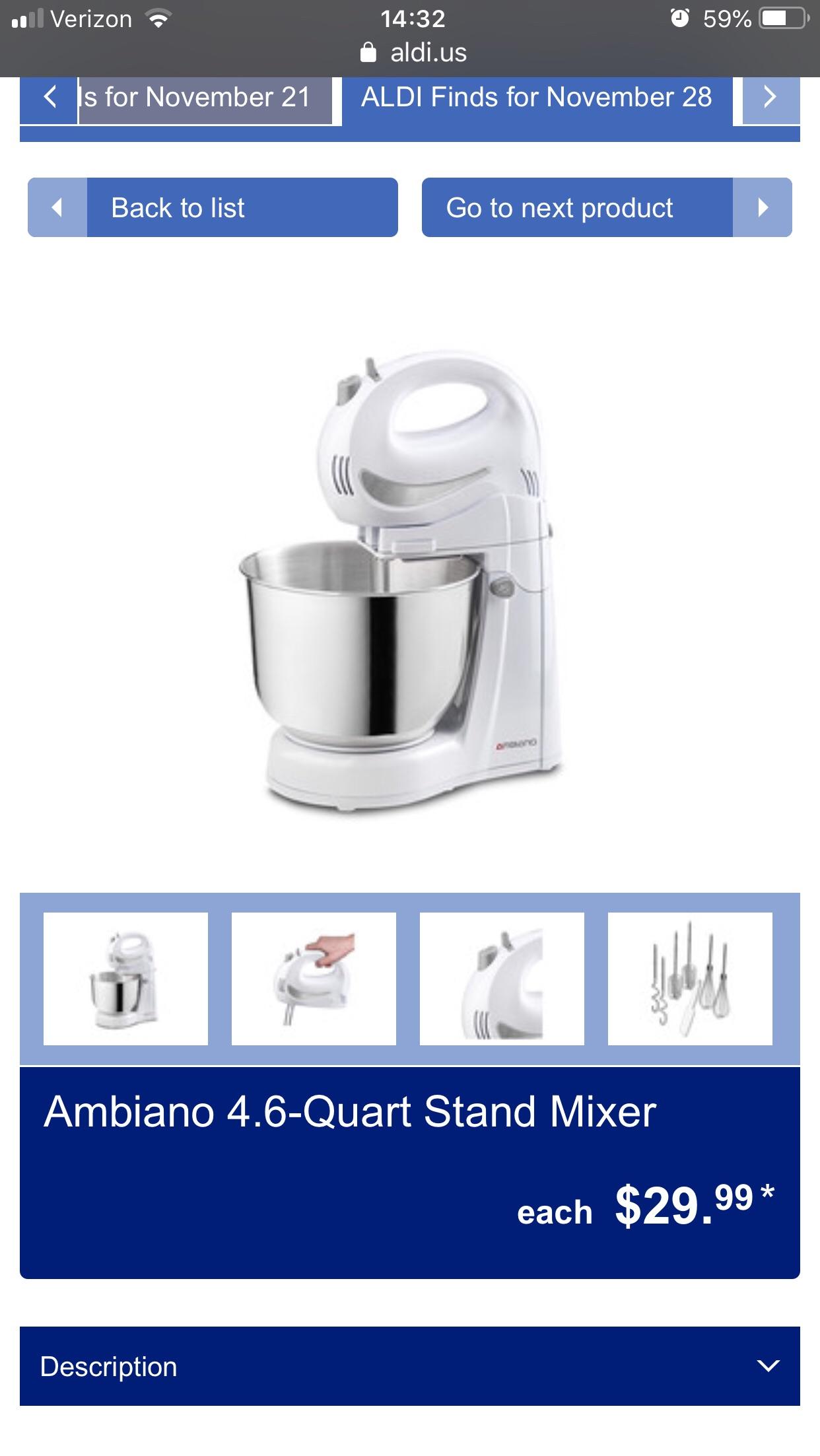 Food Mixers Aldi at Jimmy Molina blog