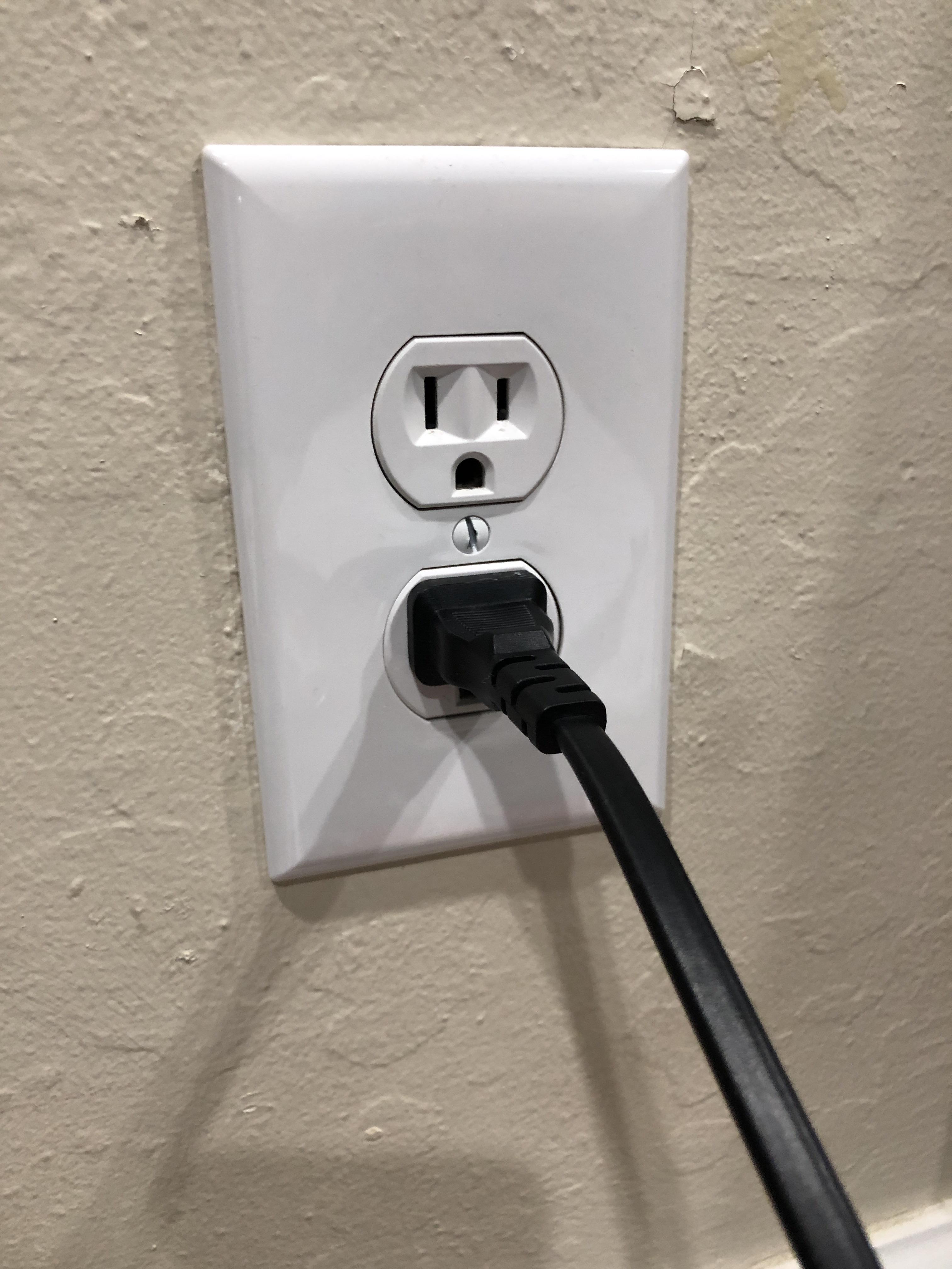 Plugging something into this outlet provides the device with
