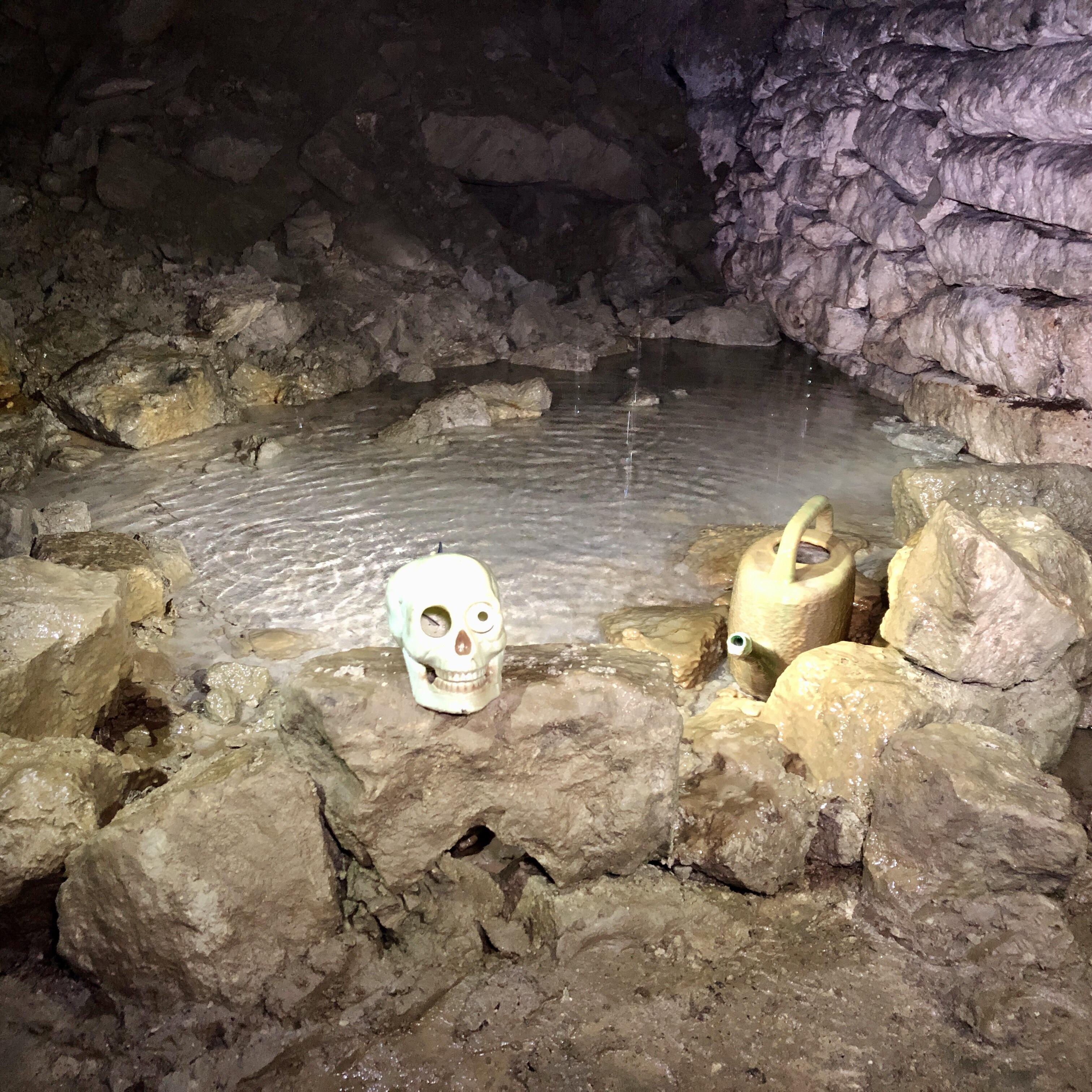 The trail in the cave. Sweetwater, TN. U.S.A. This trail leads to a