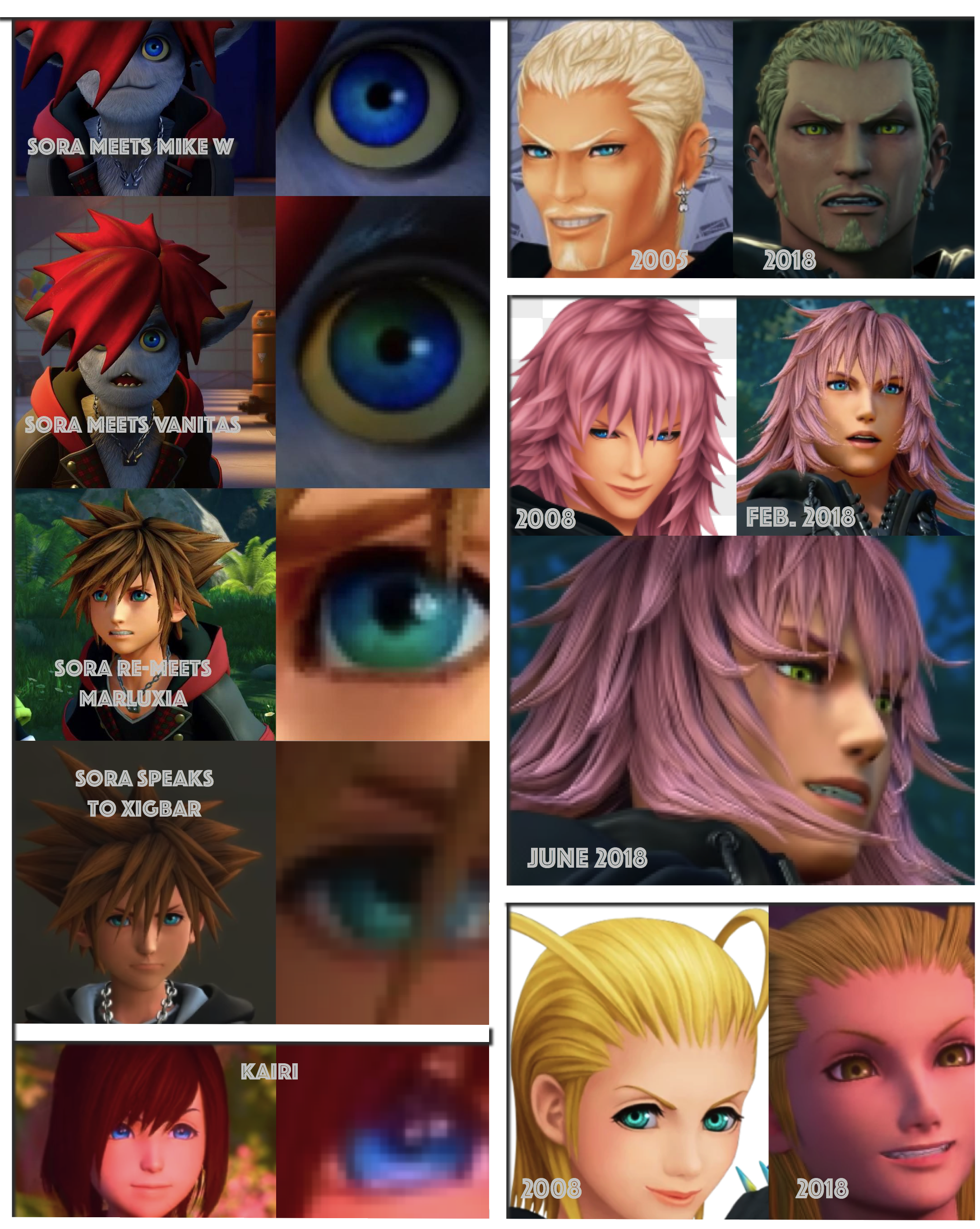 [KH3] Evidence Eye Changes Are Either Cannon Or A Work In Process KingdomHearts