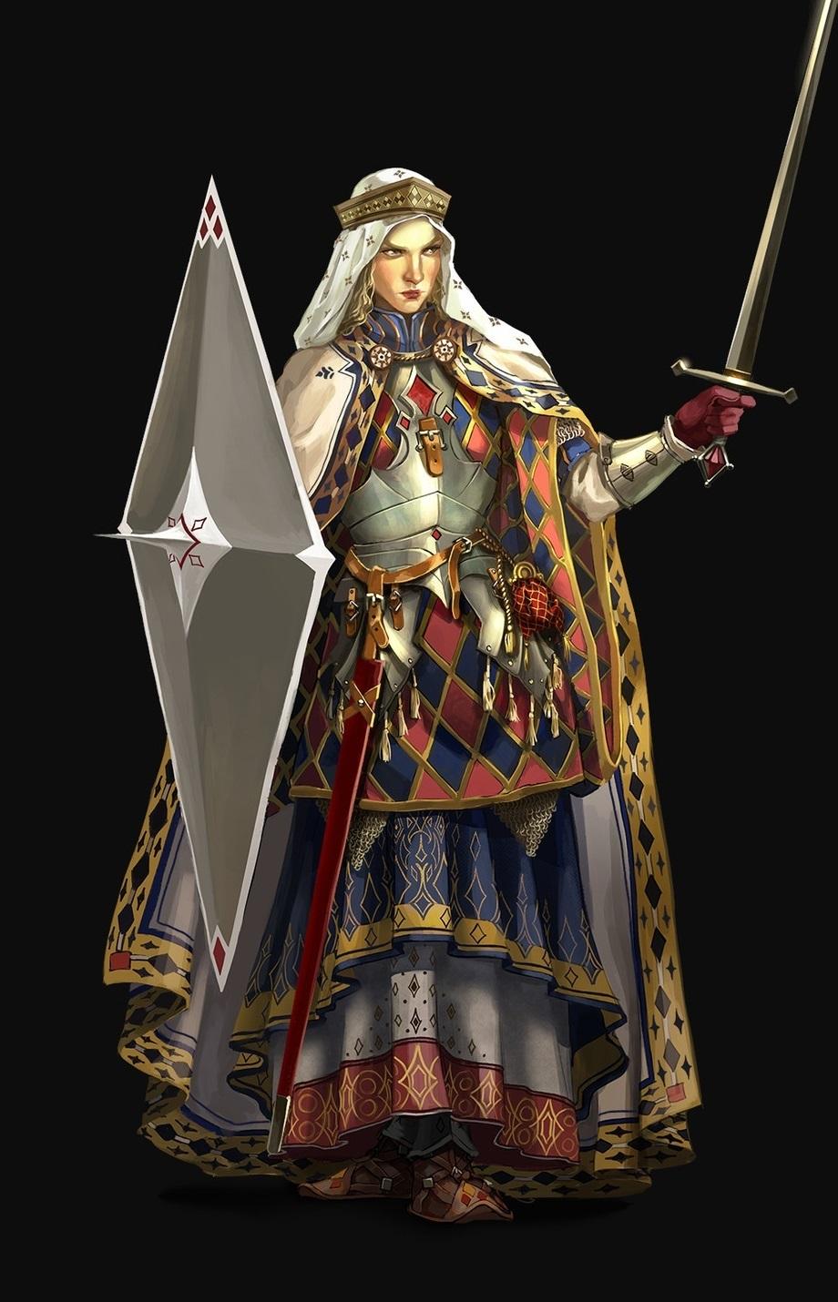 Queen of Diamonds by Carol Azevedo armoredwomen