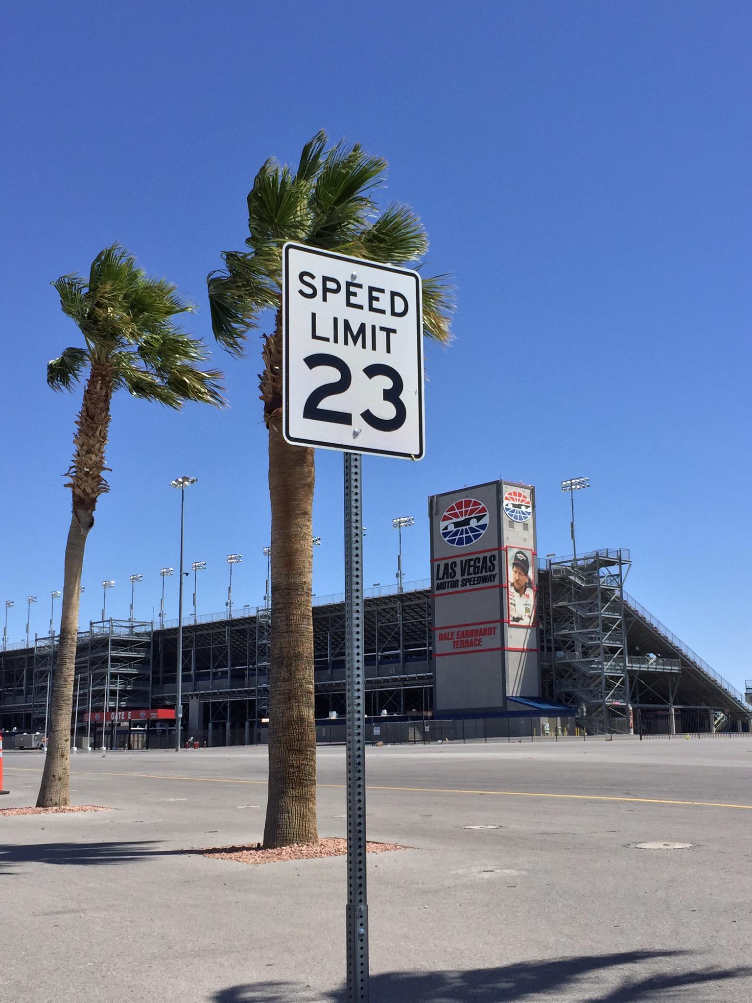 Speed limit at the Vegas speed park r/mildlyinteresting