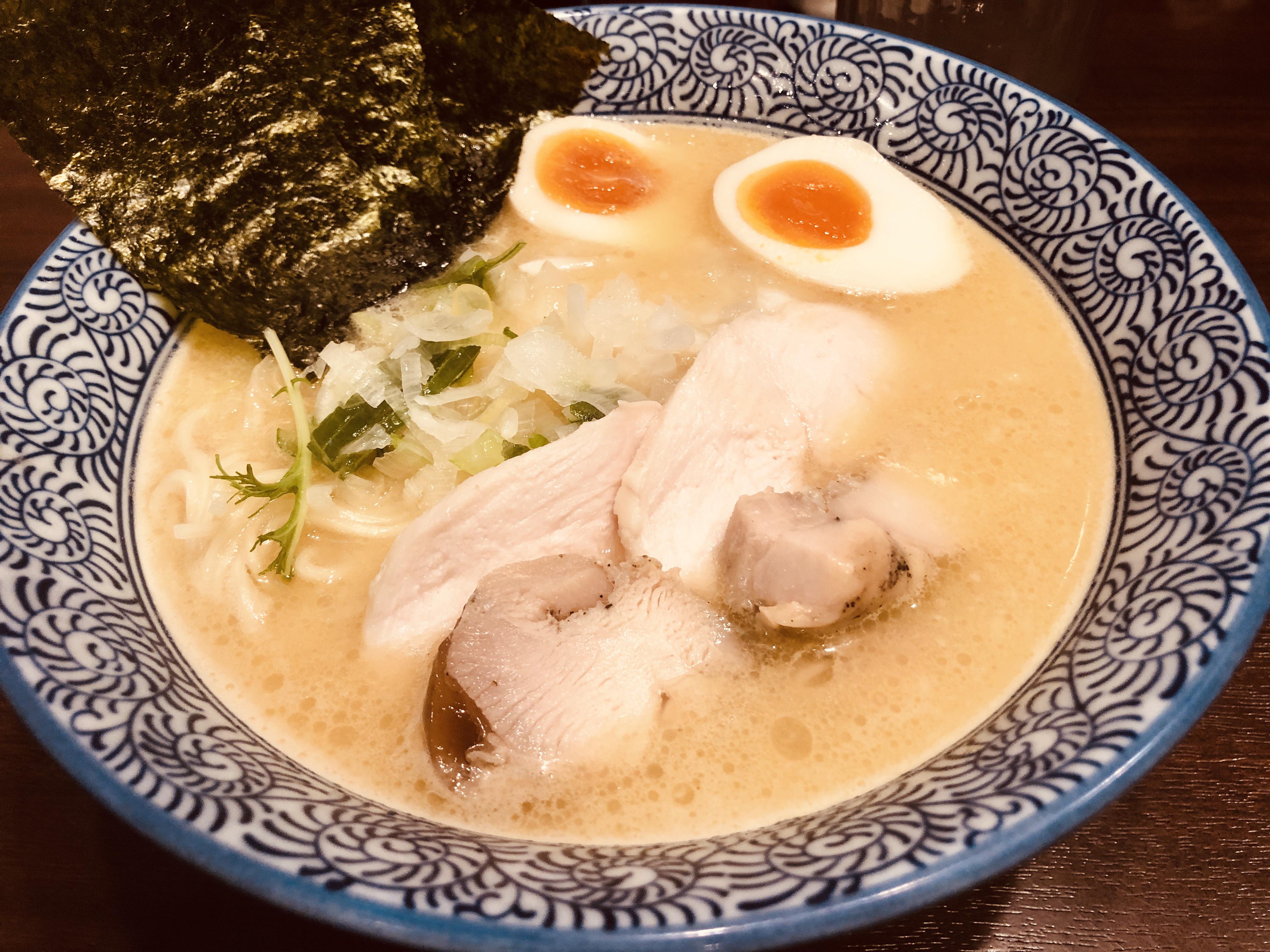 Tori Ramen (Chicken broth) in Ogikubo, Tokyo. Chicken ramen is getting
