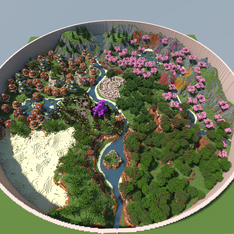 I made another circle Minecraft