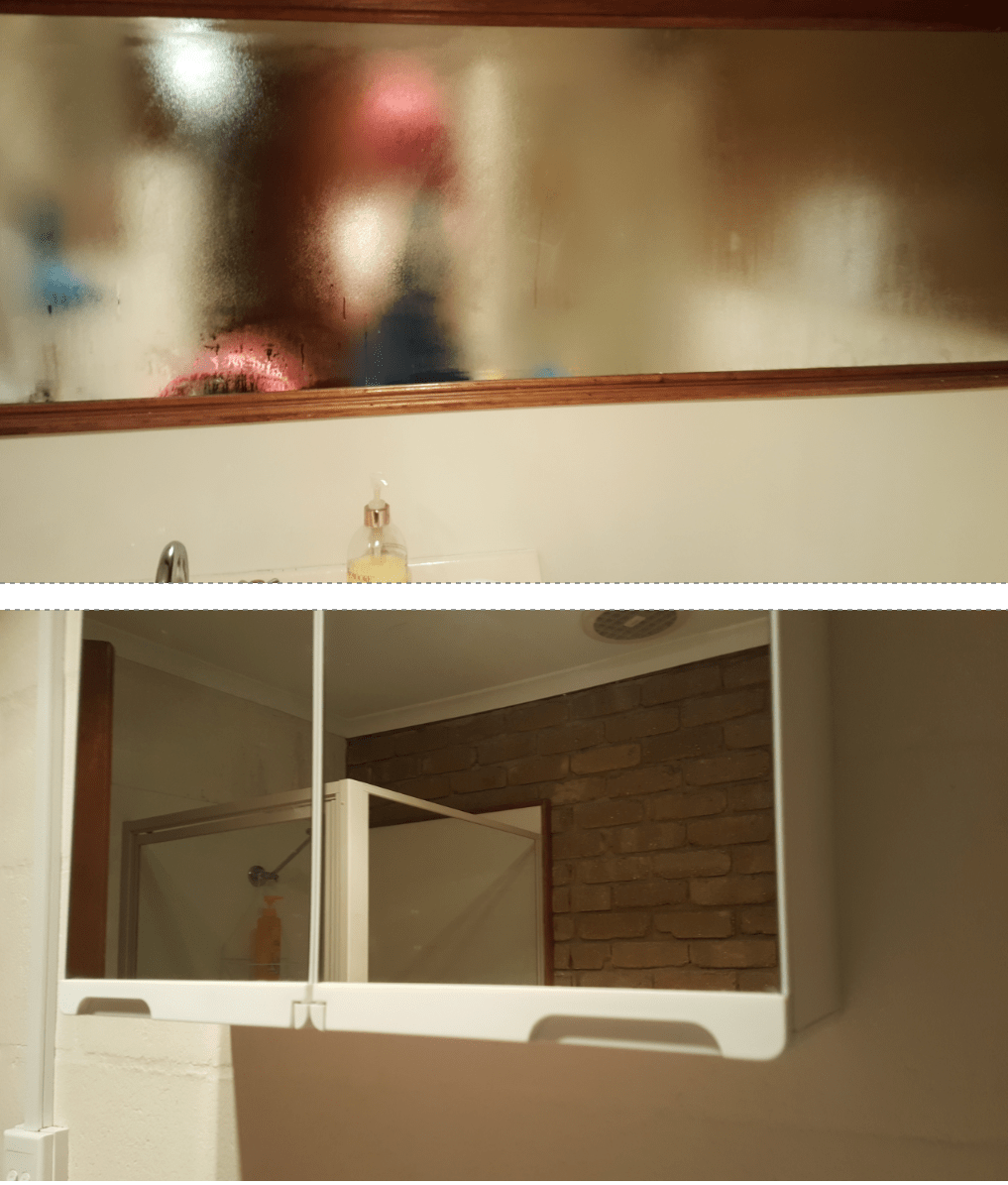 Only the main mirror in my bathroom fogs up when I shower or bathe r