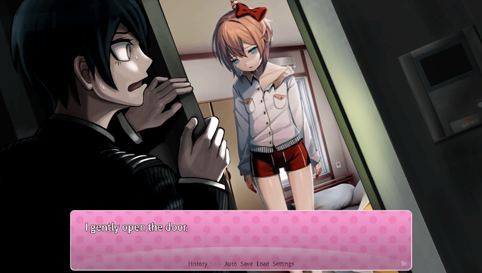 I gently open the door. r/DDLC