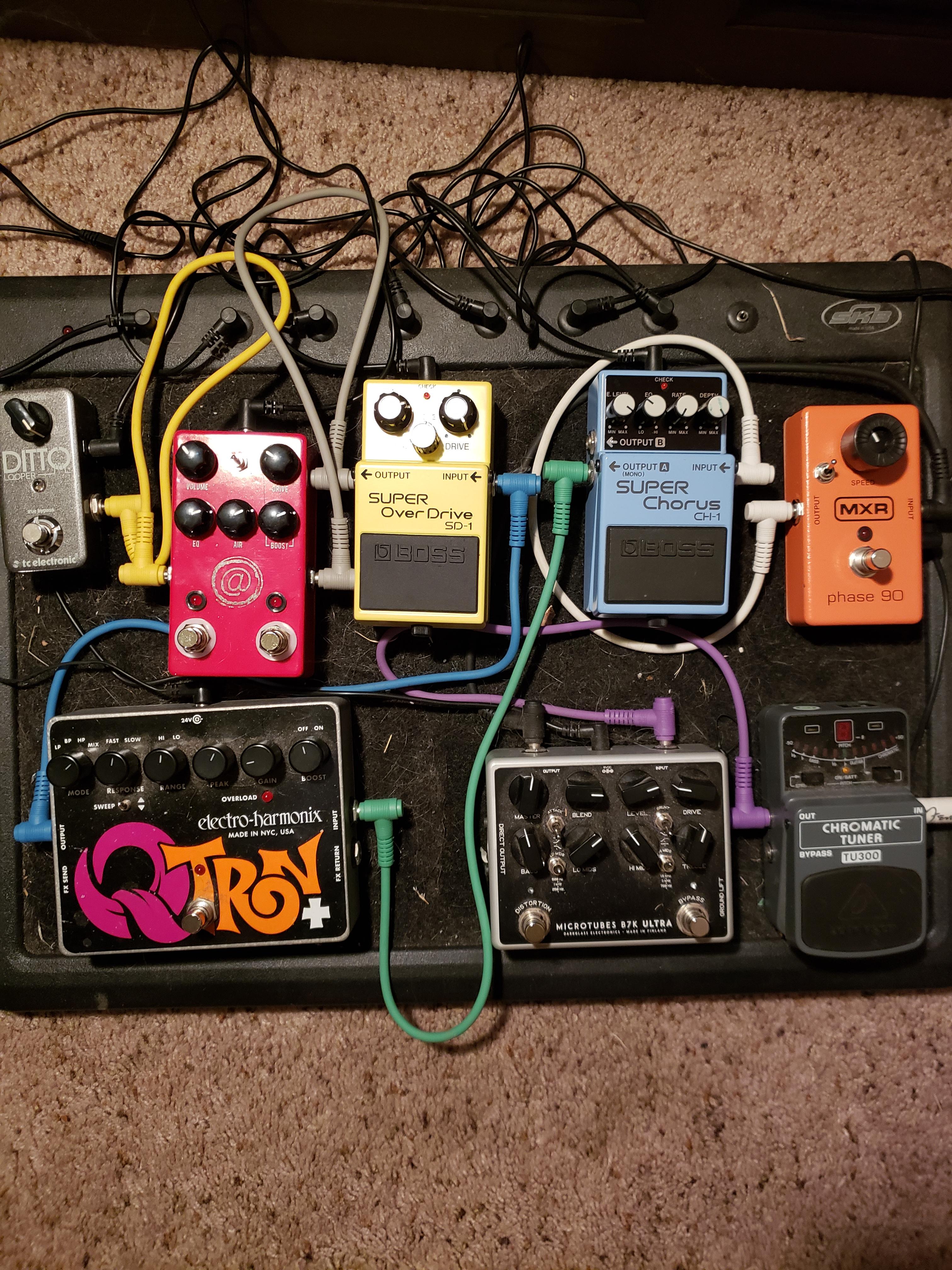 NPD My Bass and Guitar jam pedalboard. plus 3 new (old) pedals!! r/guitarpedals