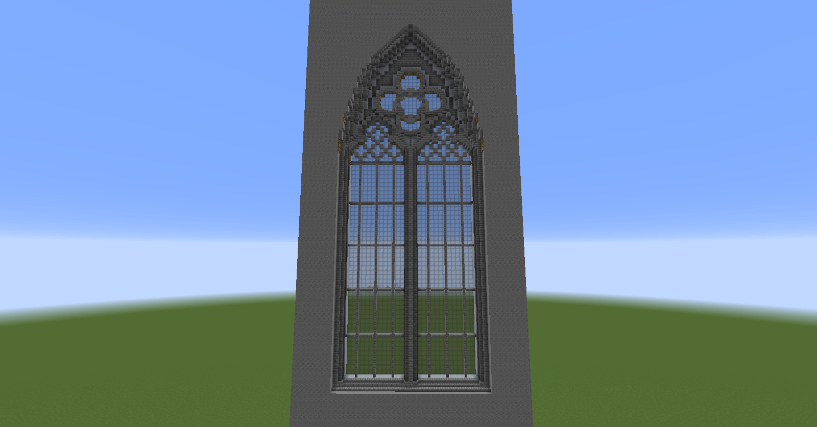 I have built a window. that is it r/Minecraft