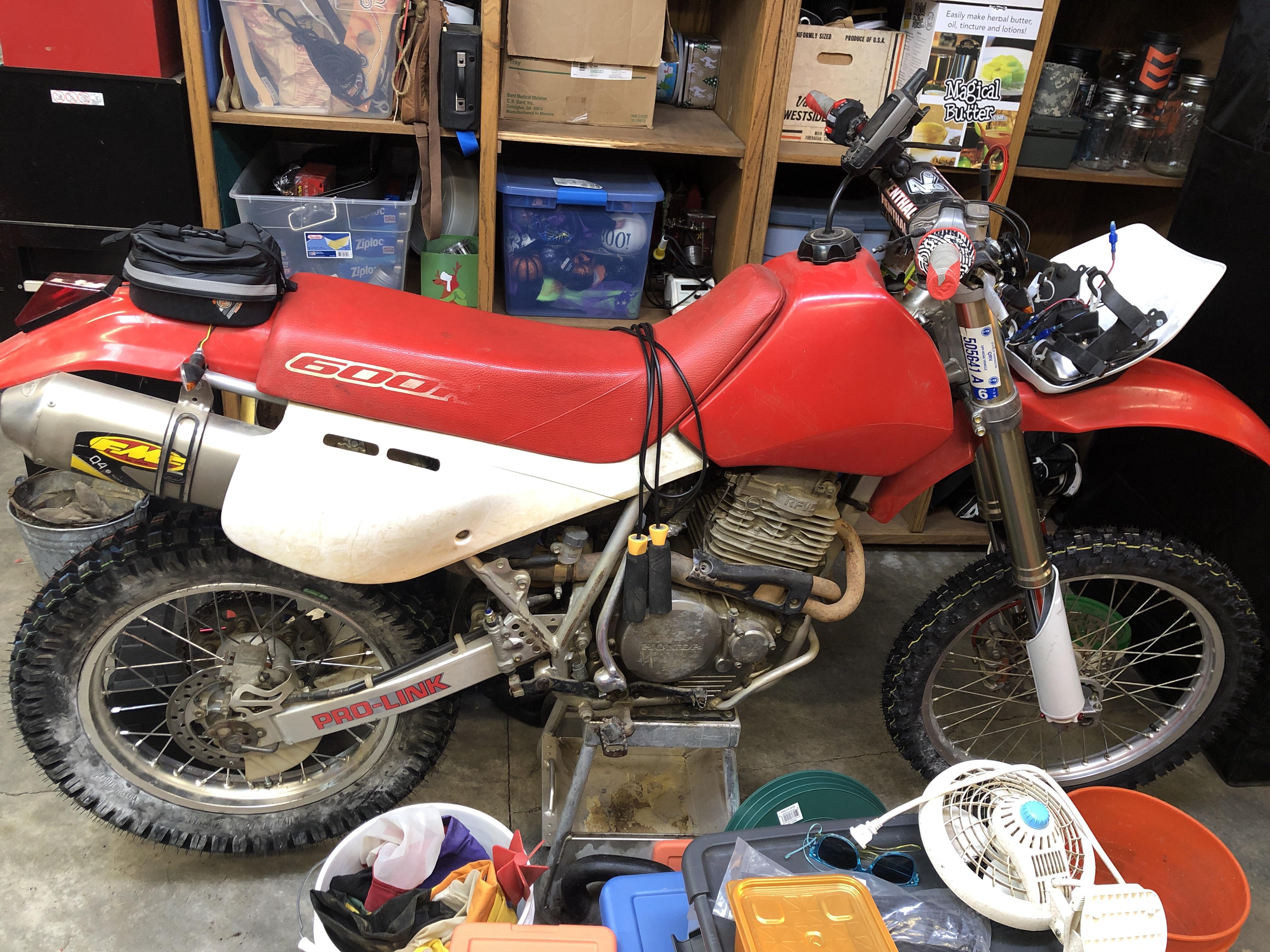 2000 XR 600 that I have been rebuilding for four years. Its almost done