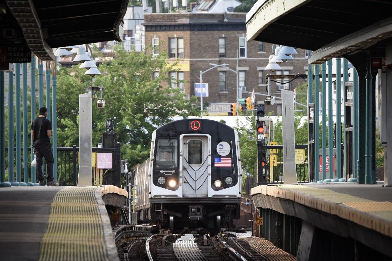 Broadway Junction in Brooklyn is my favorite spot to photograph trains