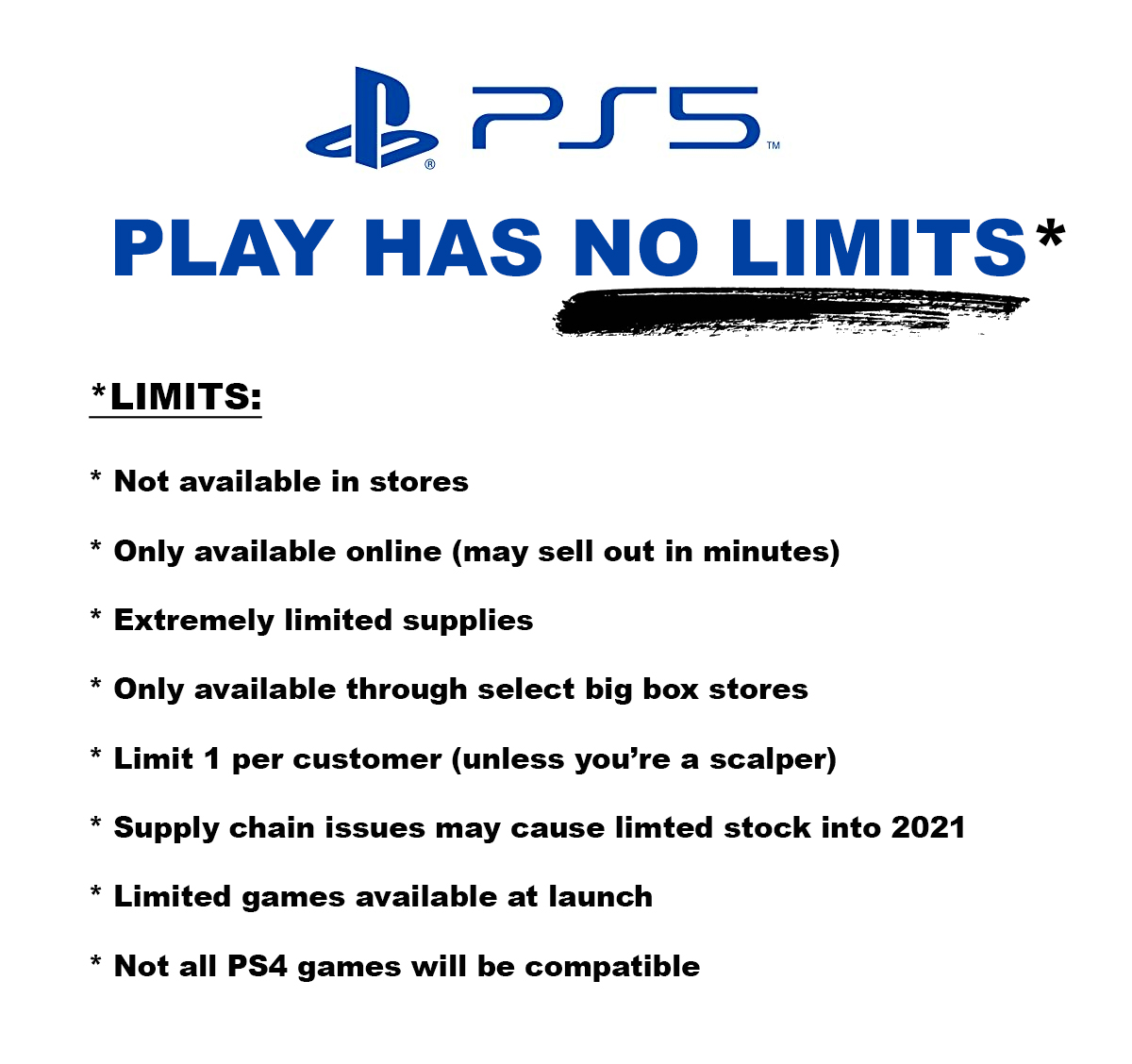 PS5 Play has no limits* r/gaming