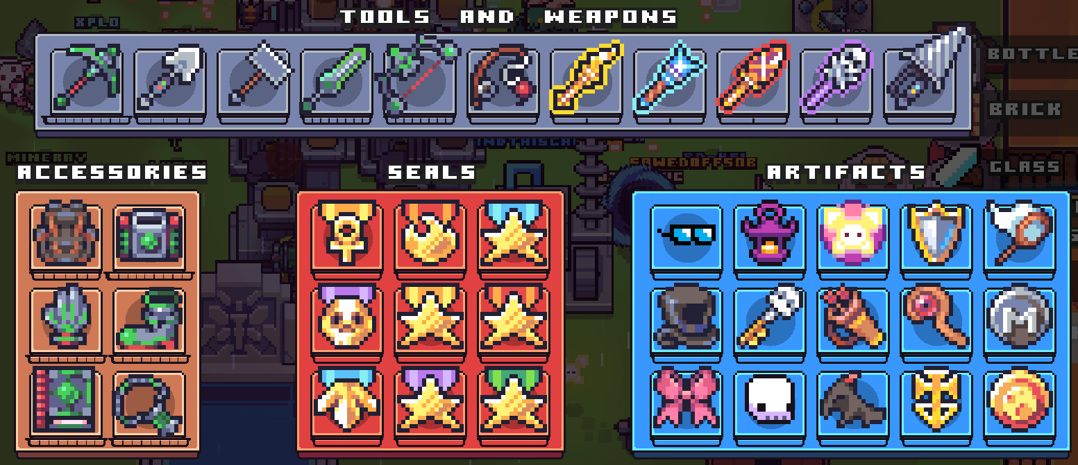 Spoilers! Crystal Cave Map (Full Cleared) Forager