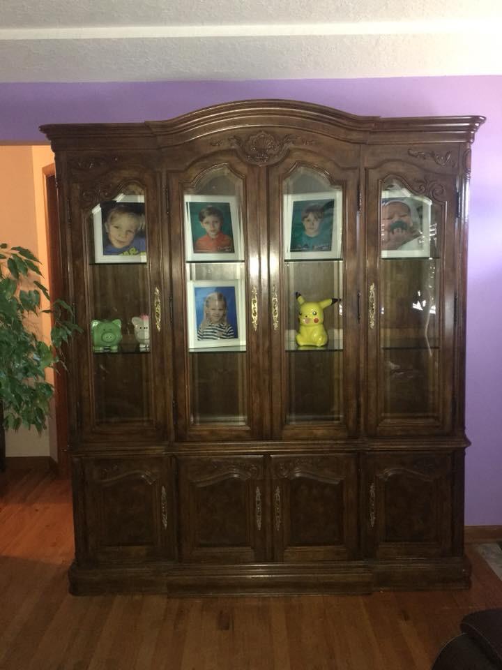 Drexel Heritage Lighted China for 75 from Salvation Army! r/ThriftStoreHauls