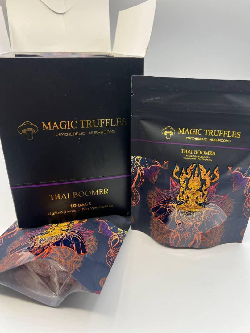 Magic Truffles Brand Psychedelic Gummies available in all 15 strains 🍄🧡