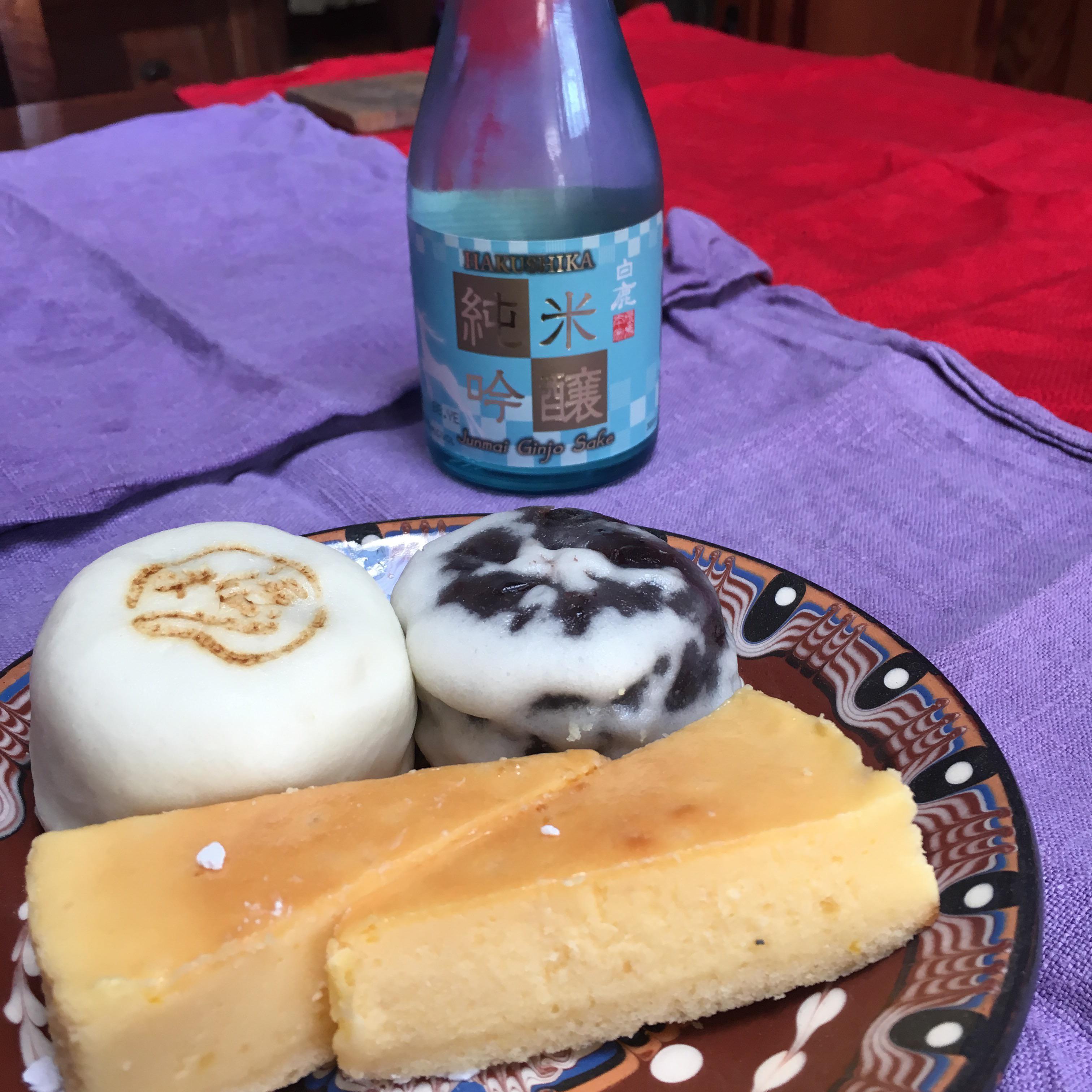 [i ate] cheesecake, sake, and bean curd cakes r/food